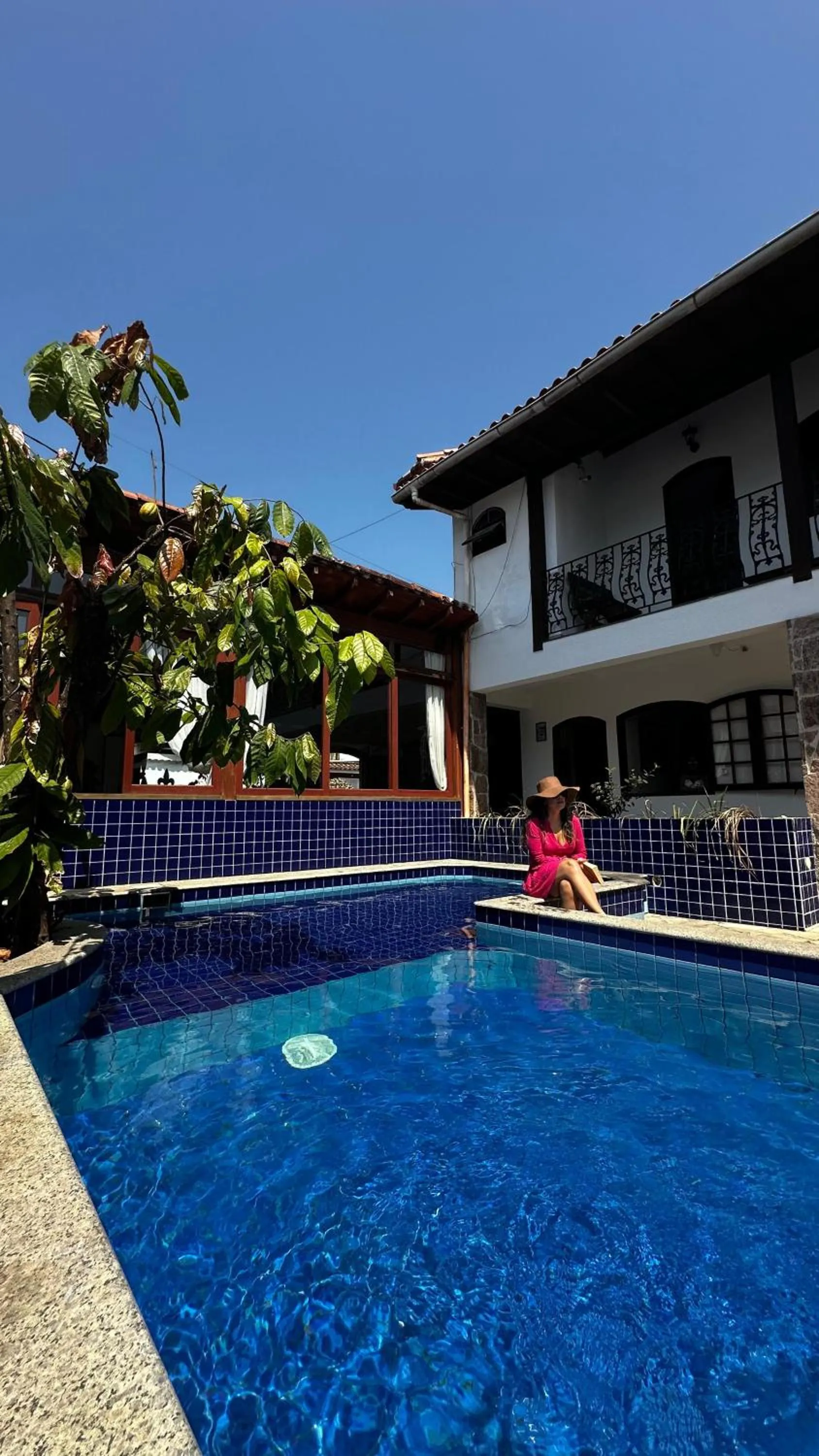 Pool view in Magnu´s Pousada