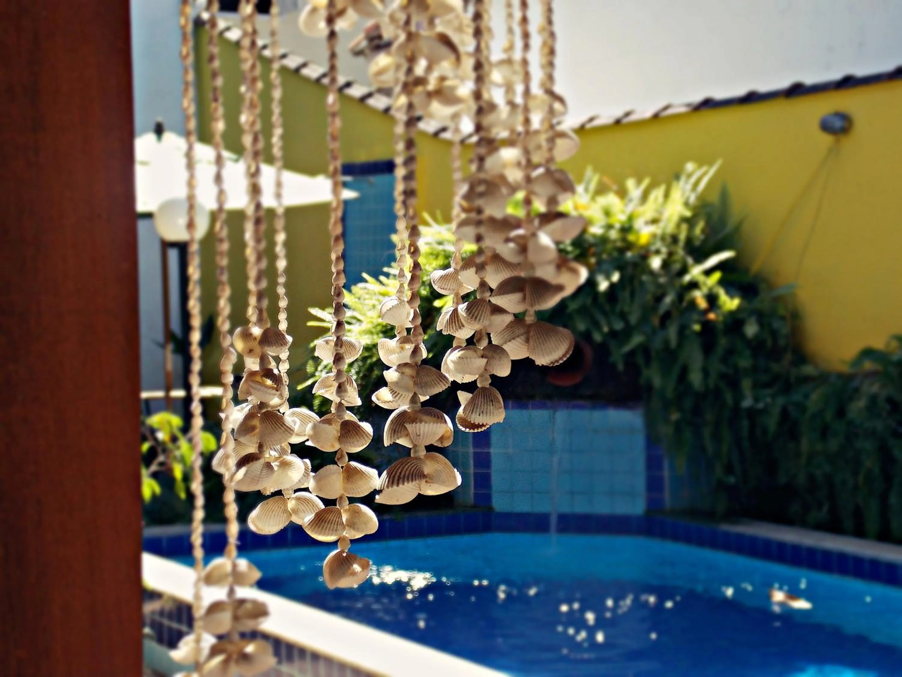 Pool view in Magnu´s Pousada