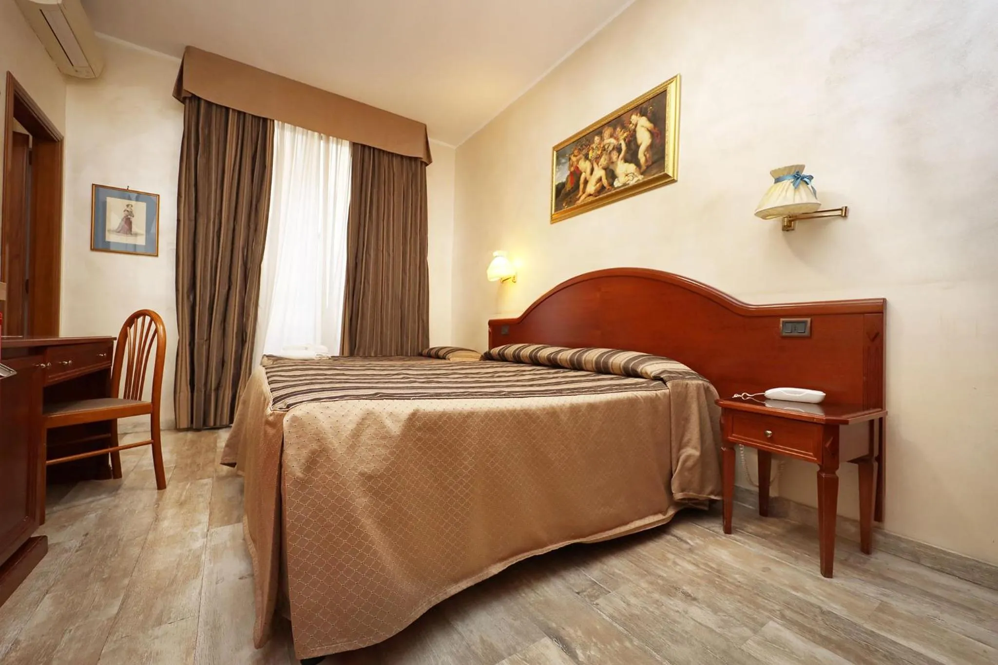 Bed in Hotel Rimini