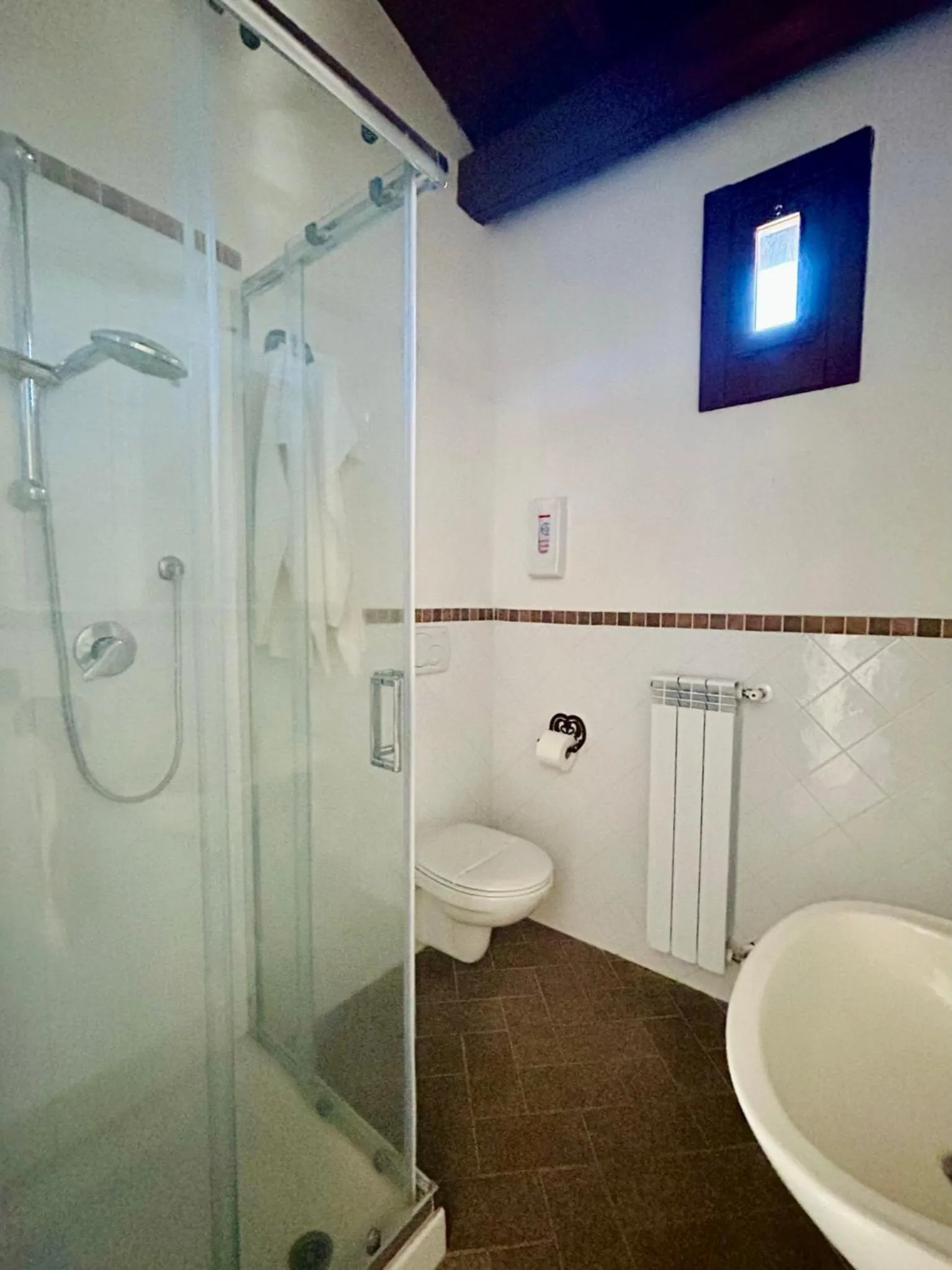 Shower in Podere La Branda