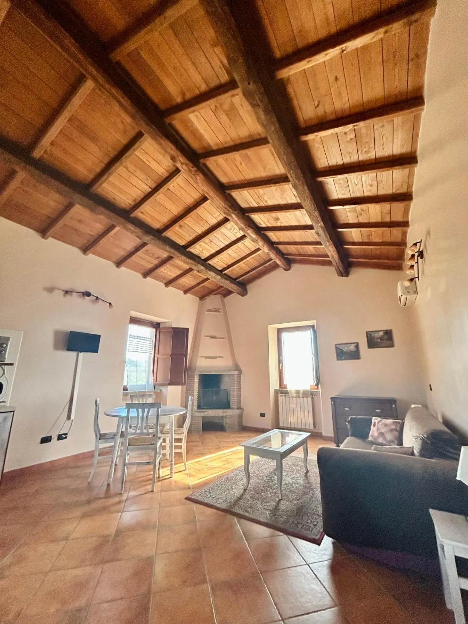 Living room in Podere La Branda