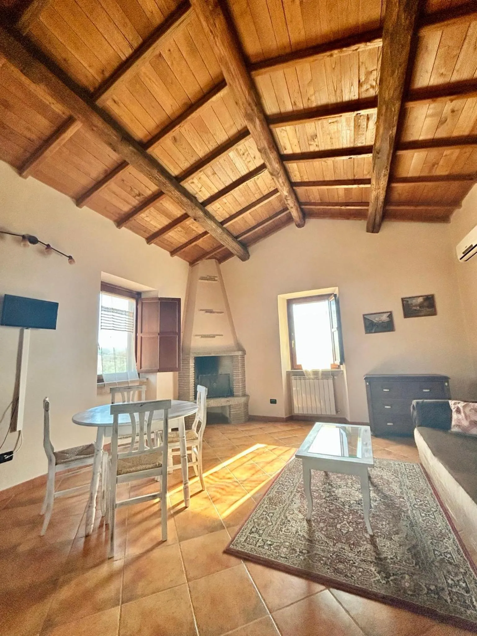 Living room in Podere La Branda