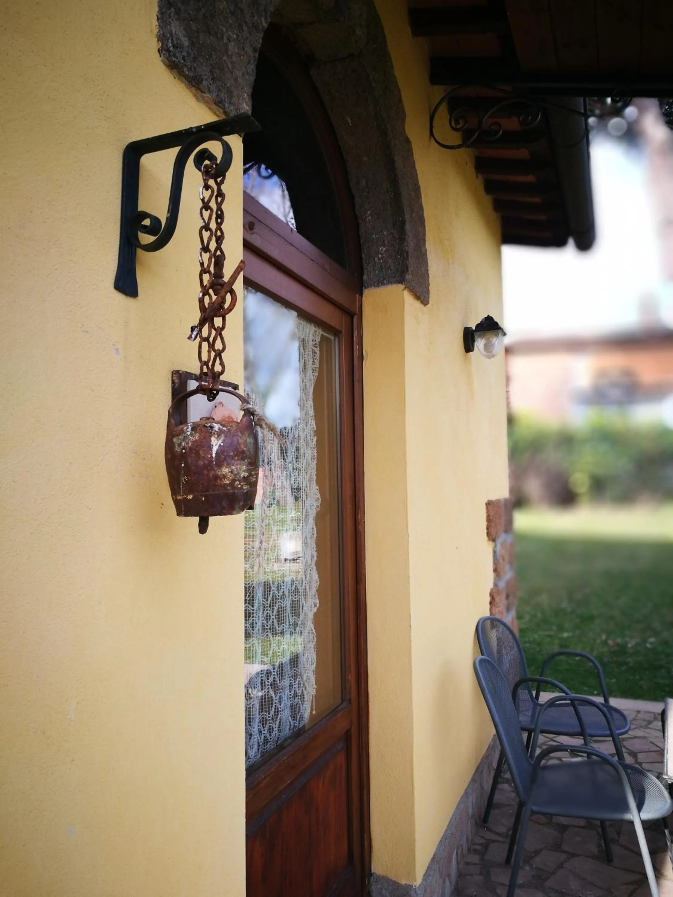 Decorative detail in Podere La Branda