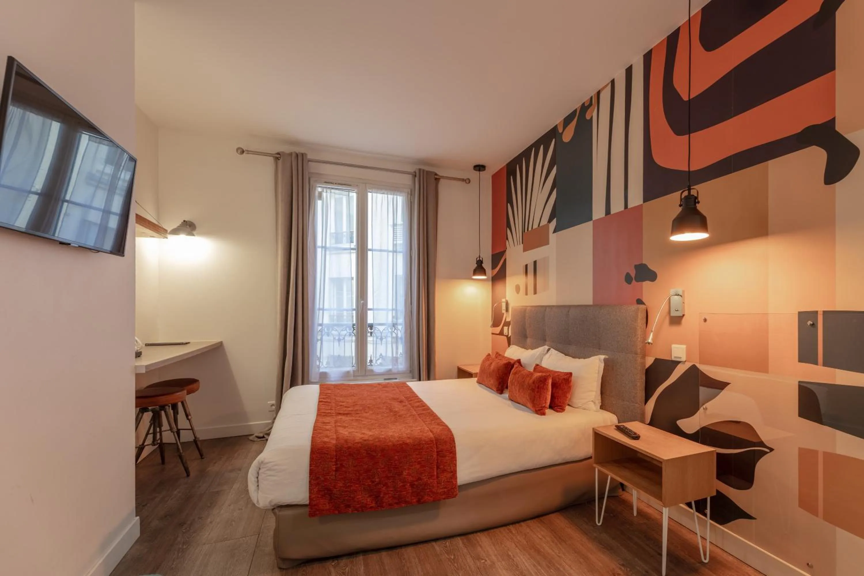 Bed in Hôtel De Venise