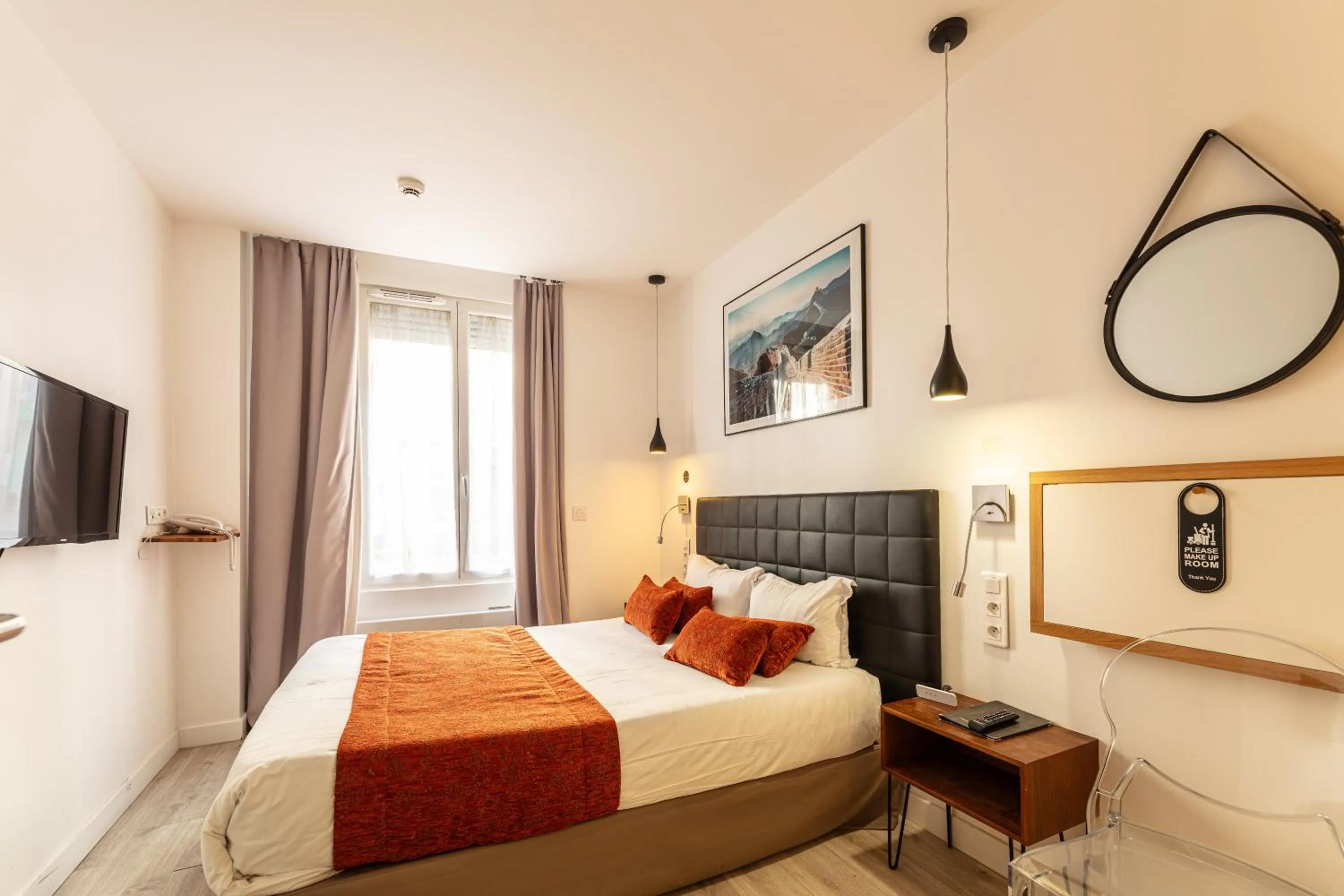 Bed in Hôtel De Venise