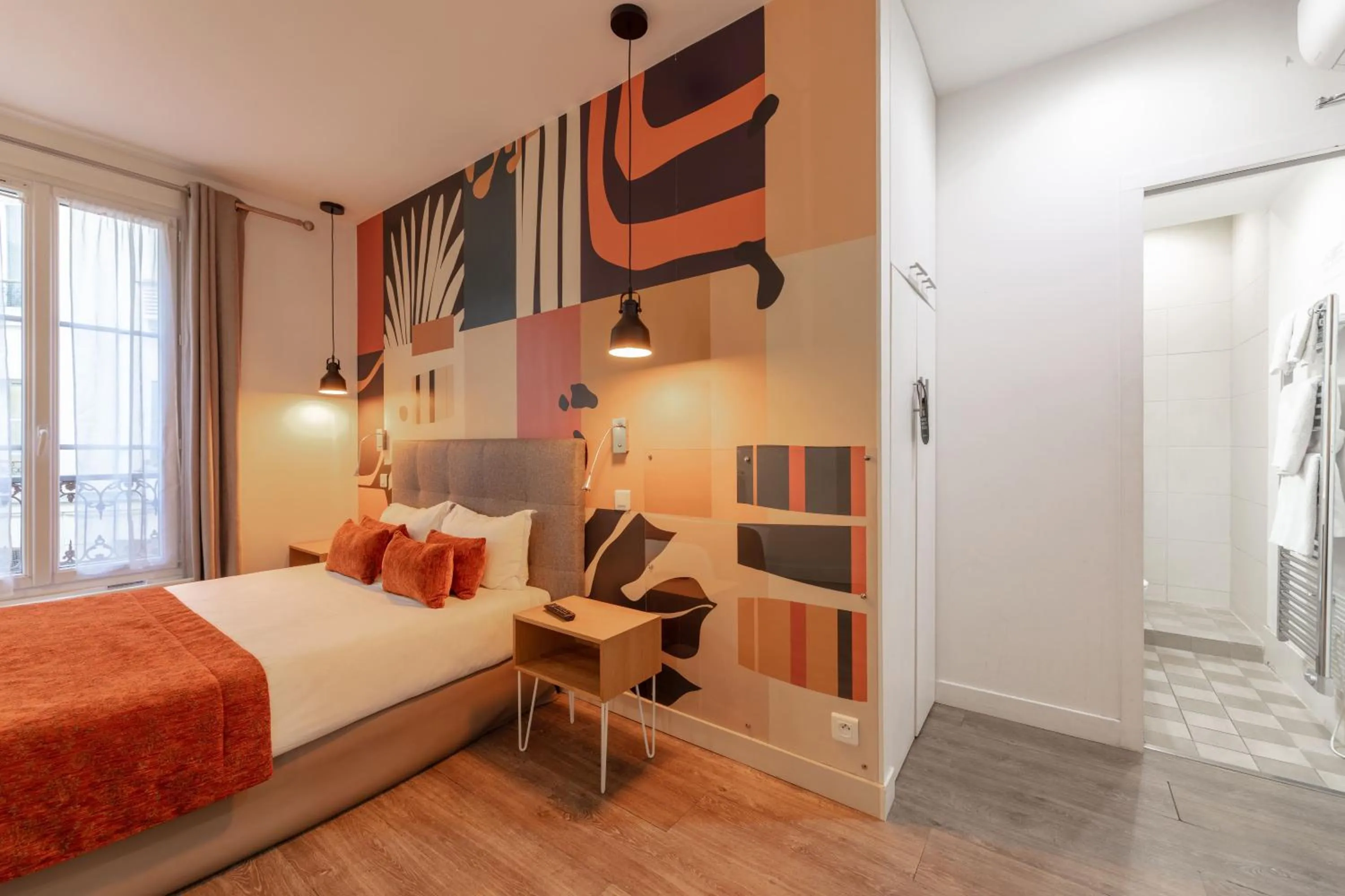 Bed in Hôtel De Venise