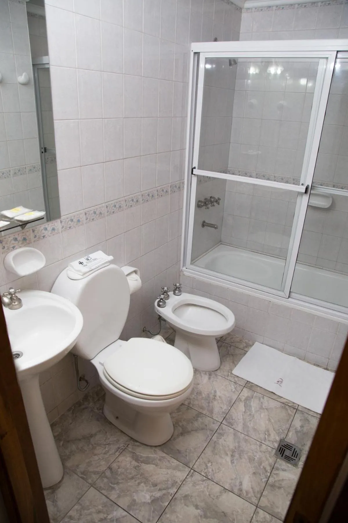 Bathroom in Vecchia Terra Apart Hotel