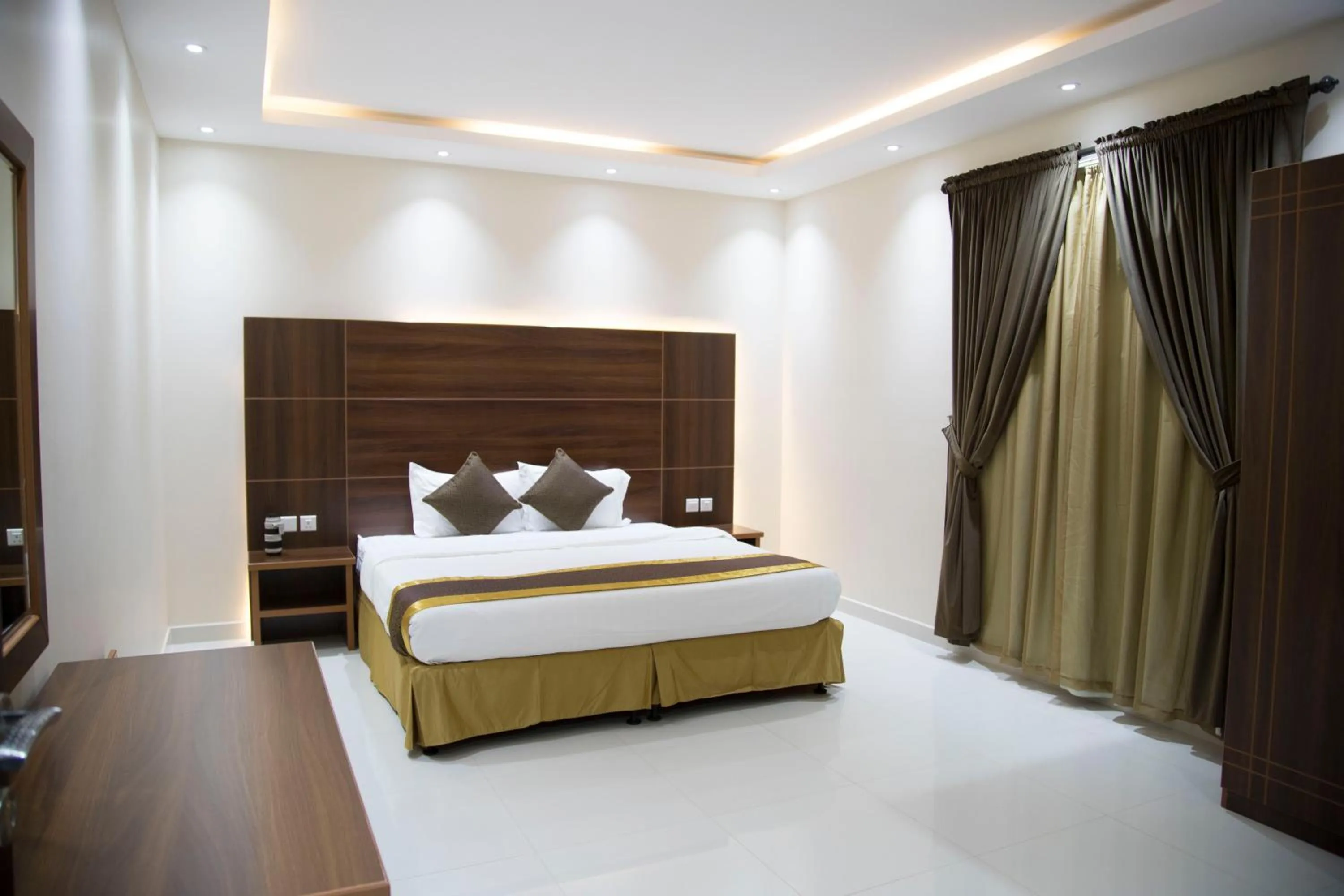 Bed in Alharir Hotel Apartments
