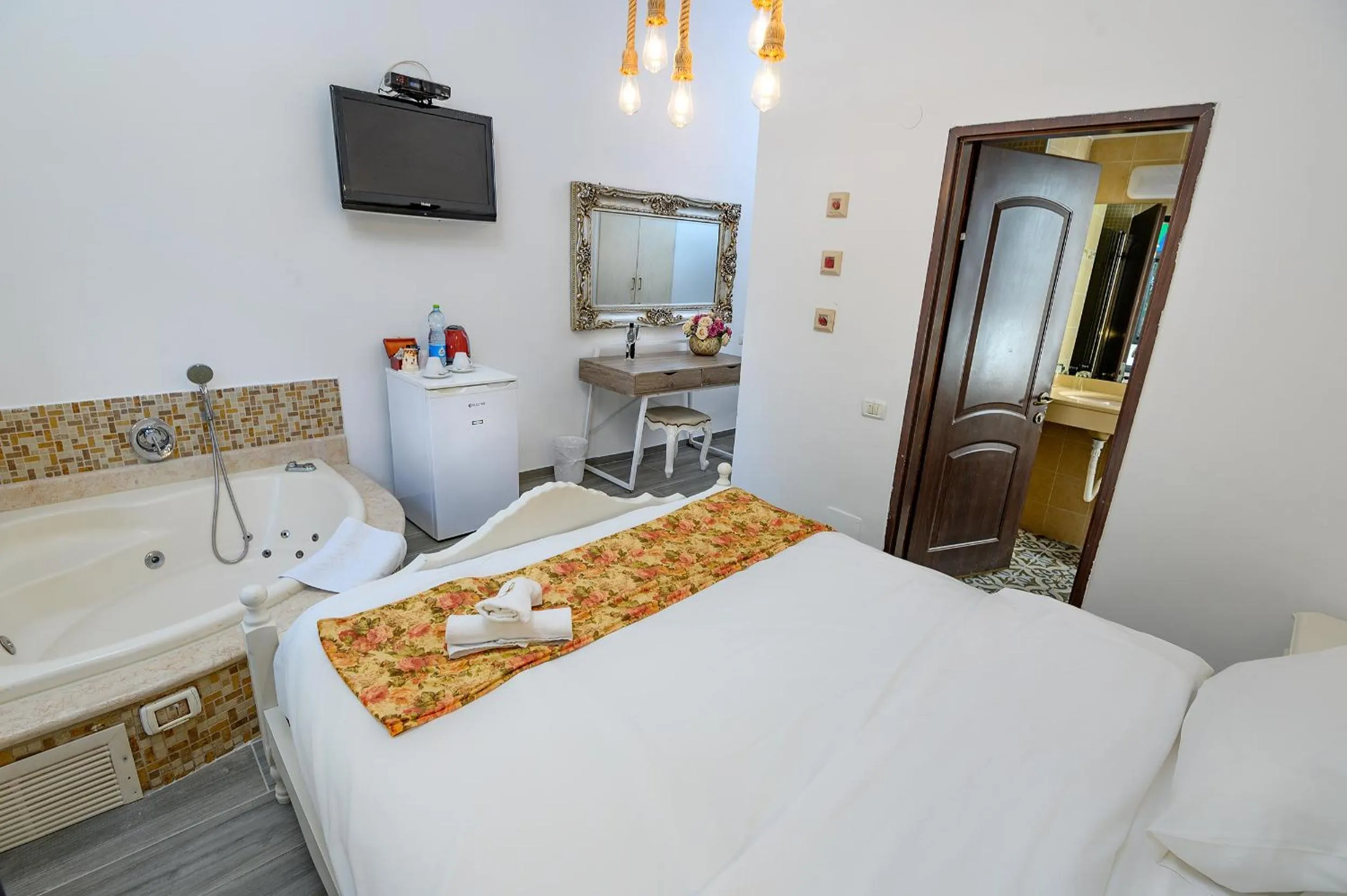 Bed in Shirat Hayam Boutique Hotel