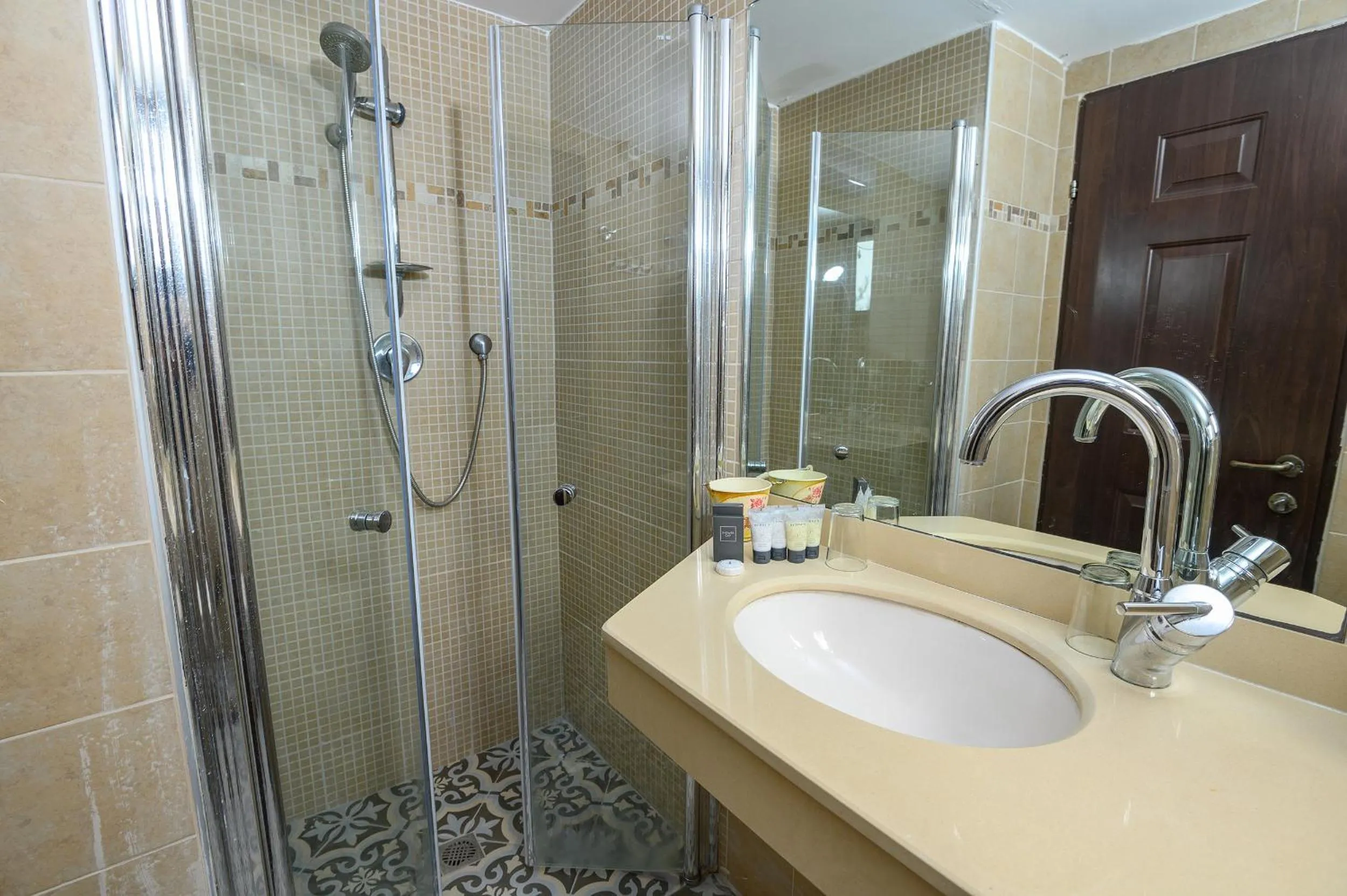 Shower in Shirat Hayam Boutique Hotel