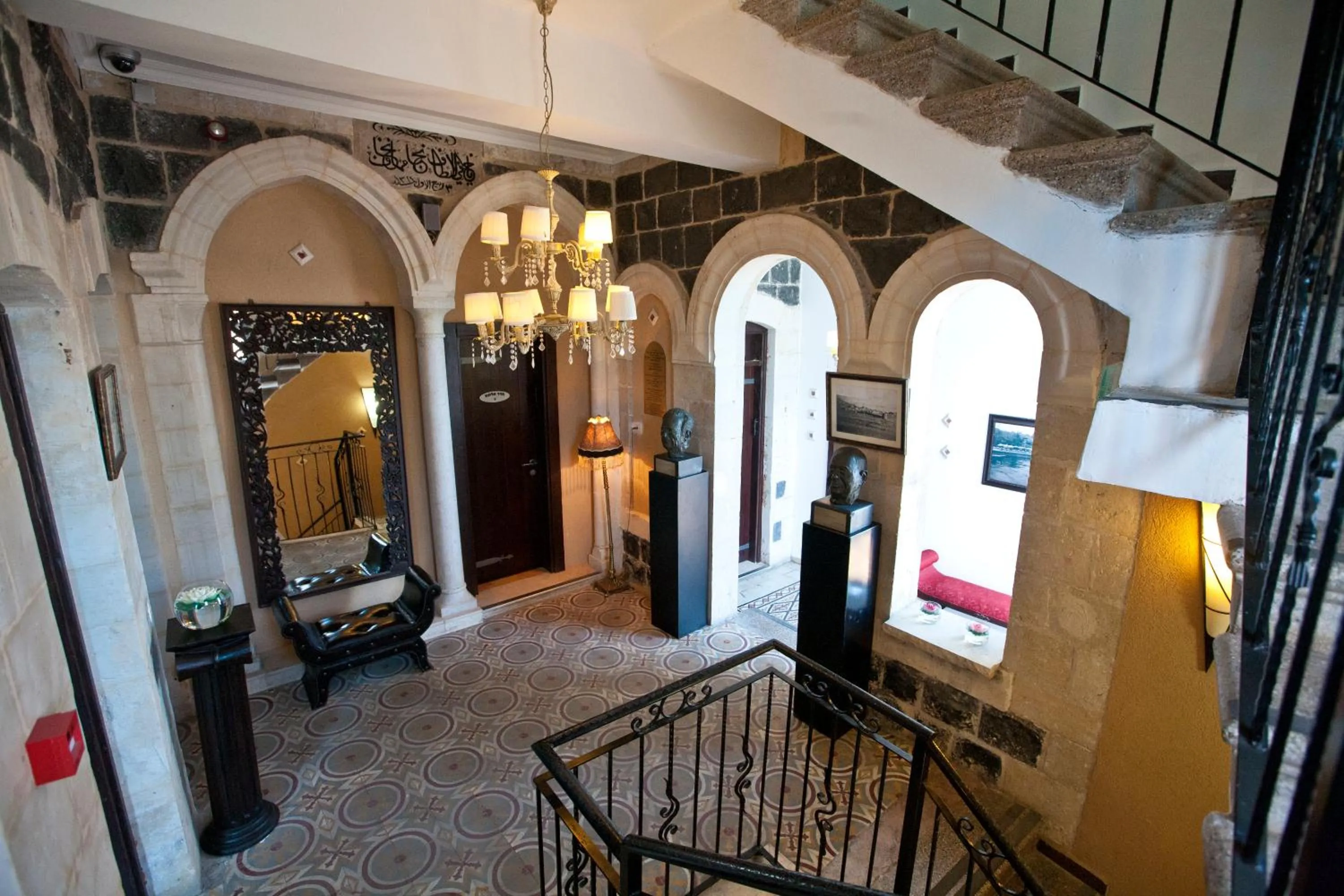 Communal lounge/ TV room in Shirat Hayam Boutique Hotel