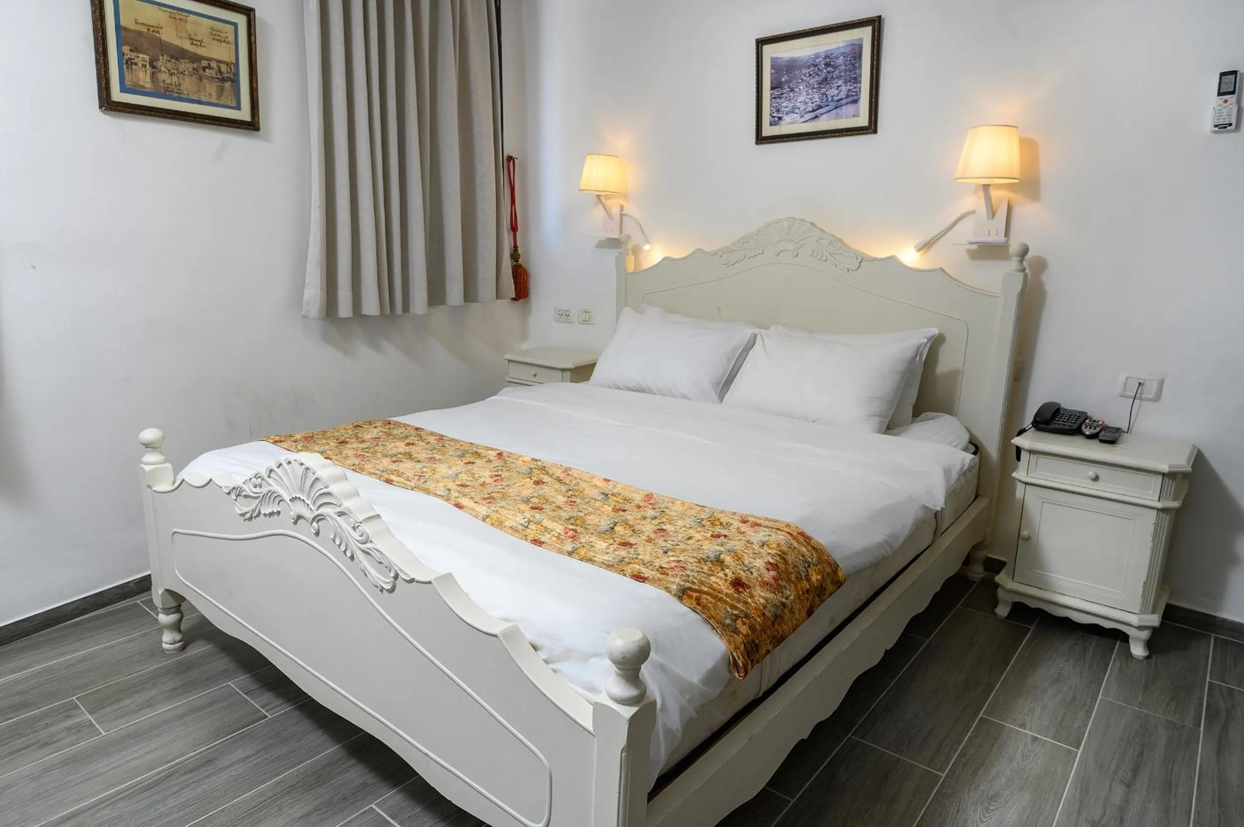 Bed in Shirat Hayam Boutique Hotel