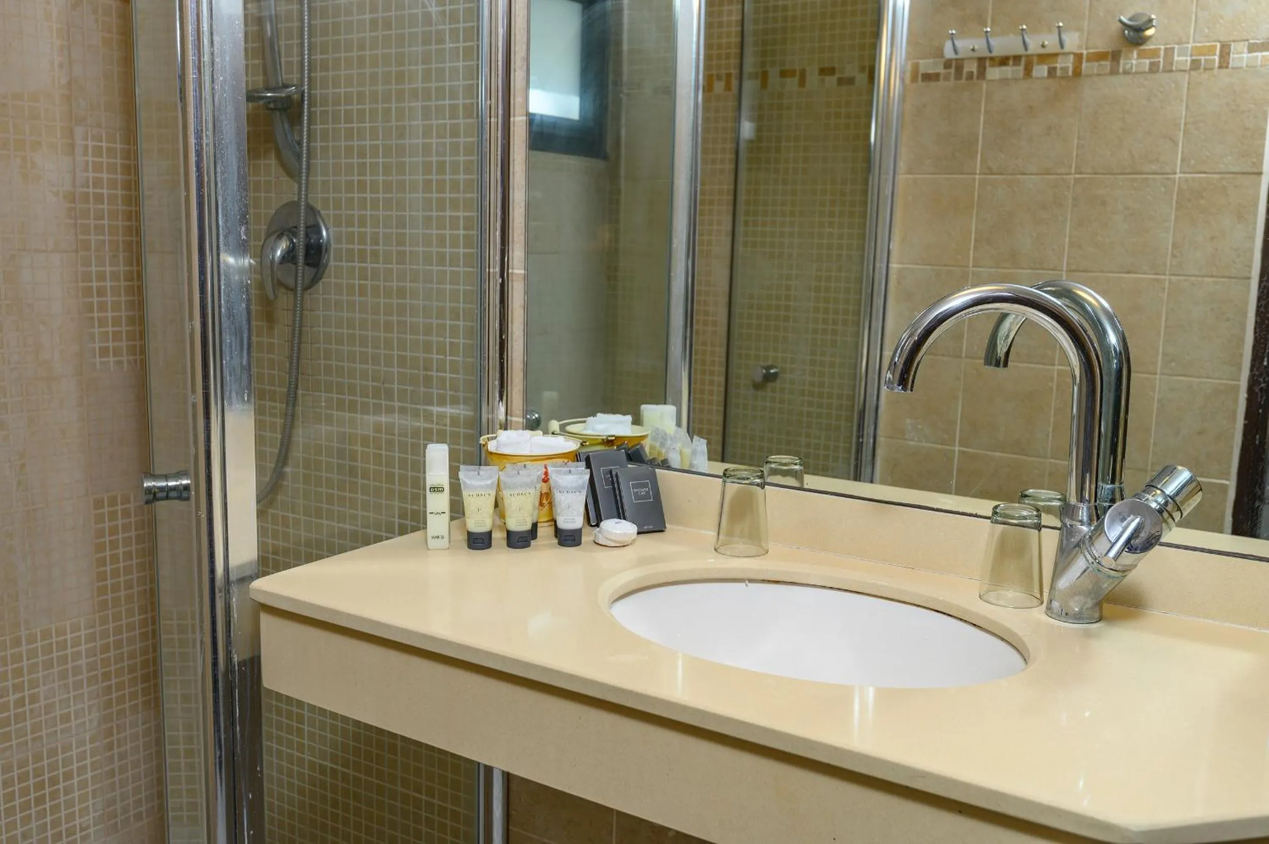 Shower in Shirat Hayam Boutique Hotel