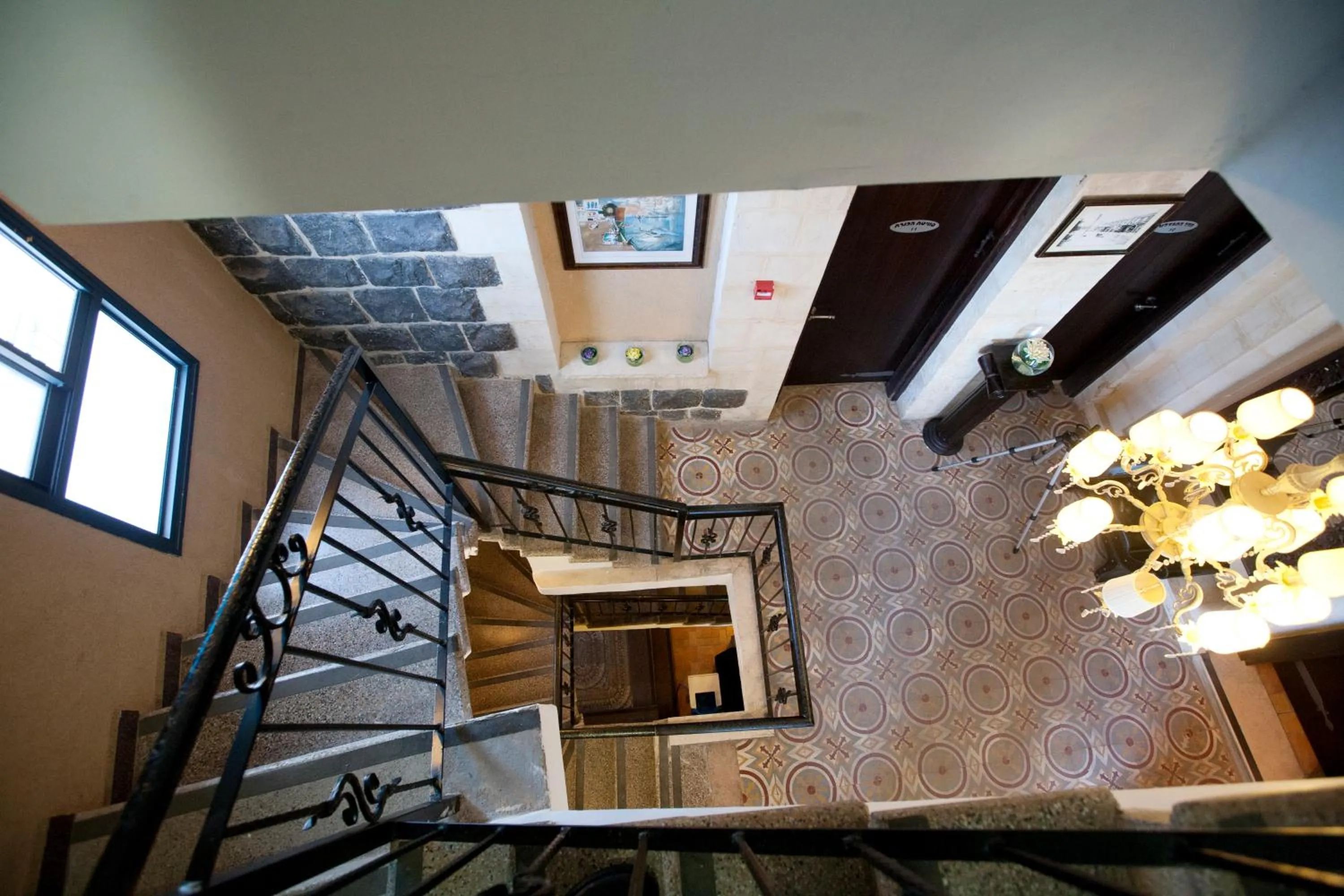 Communal lounge/ TV room in Shirat Hayam Boutique Hotel