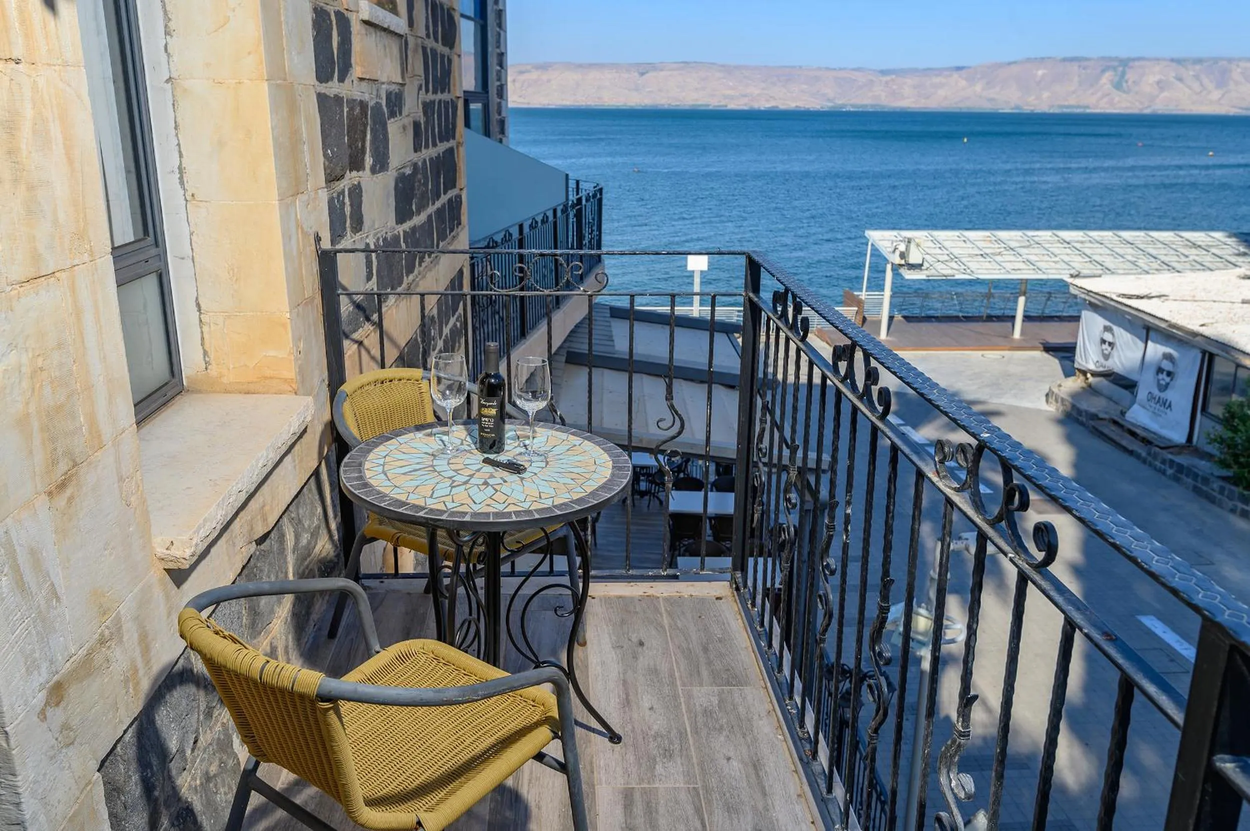 Patio in Shirat Hayam Boutique Hotel
