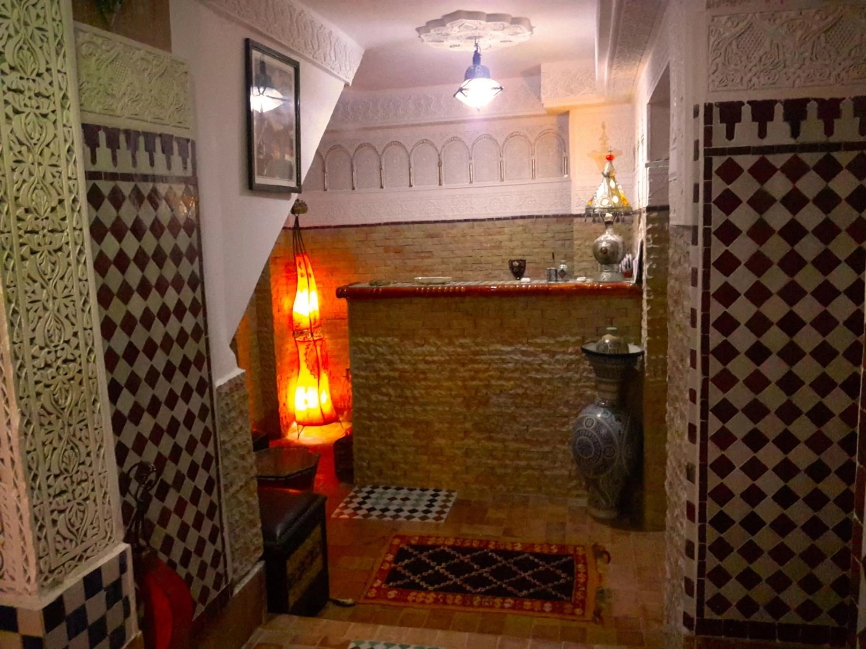 Lobby or reception in Riad Atika Mek