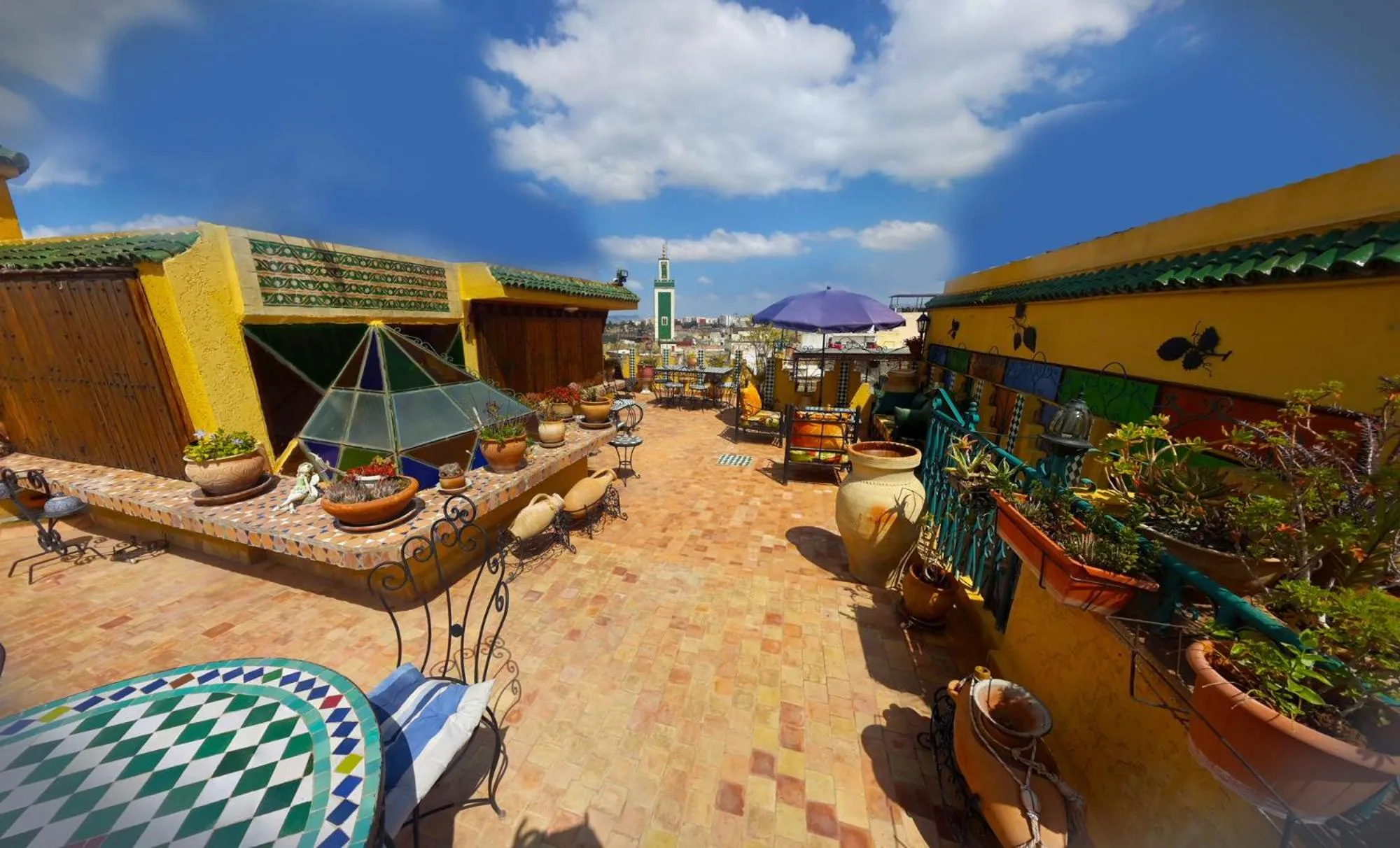 Balcony/Terrace in Riad Atika Mek