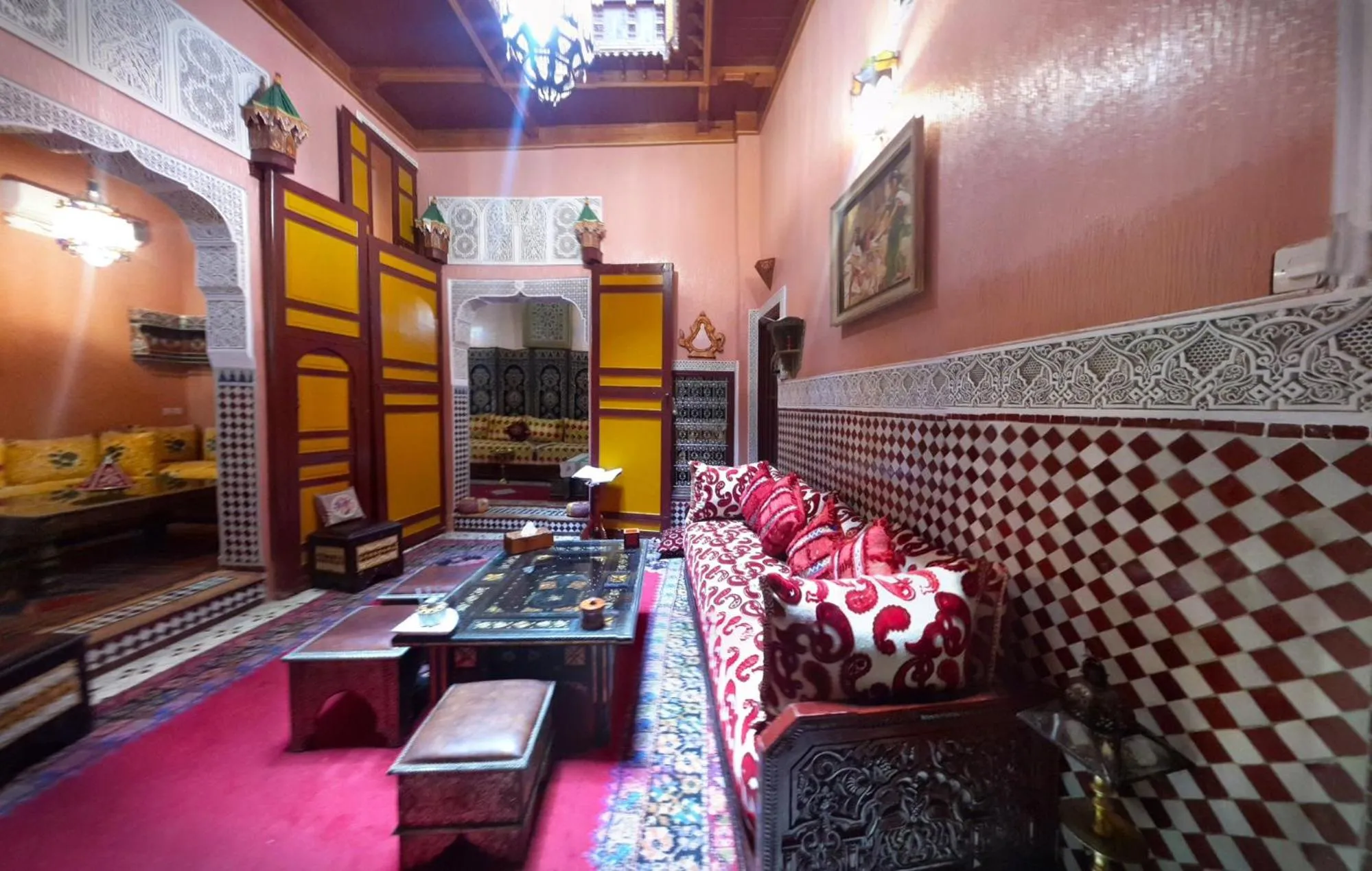 Communal lounge/ TV room in Riad Atika Mek