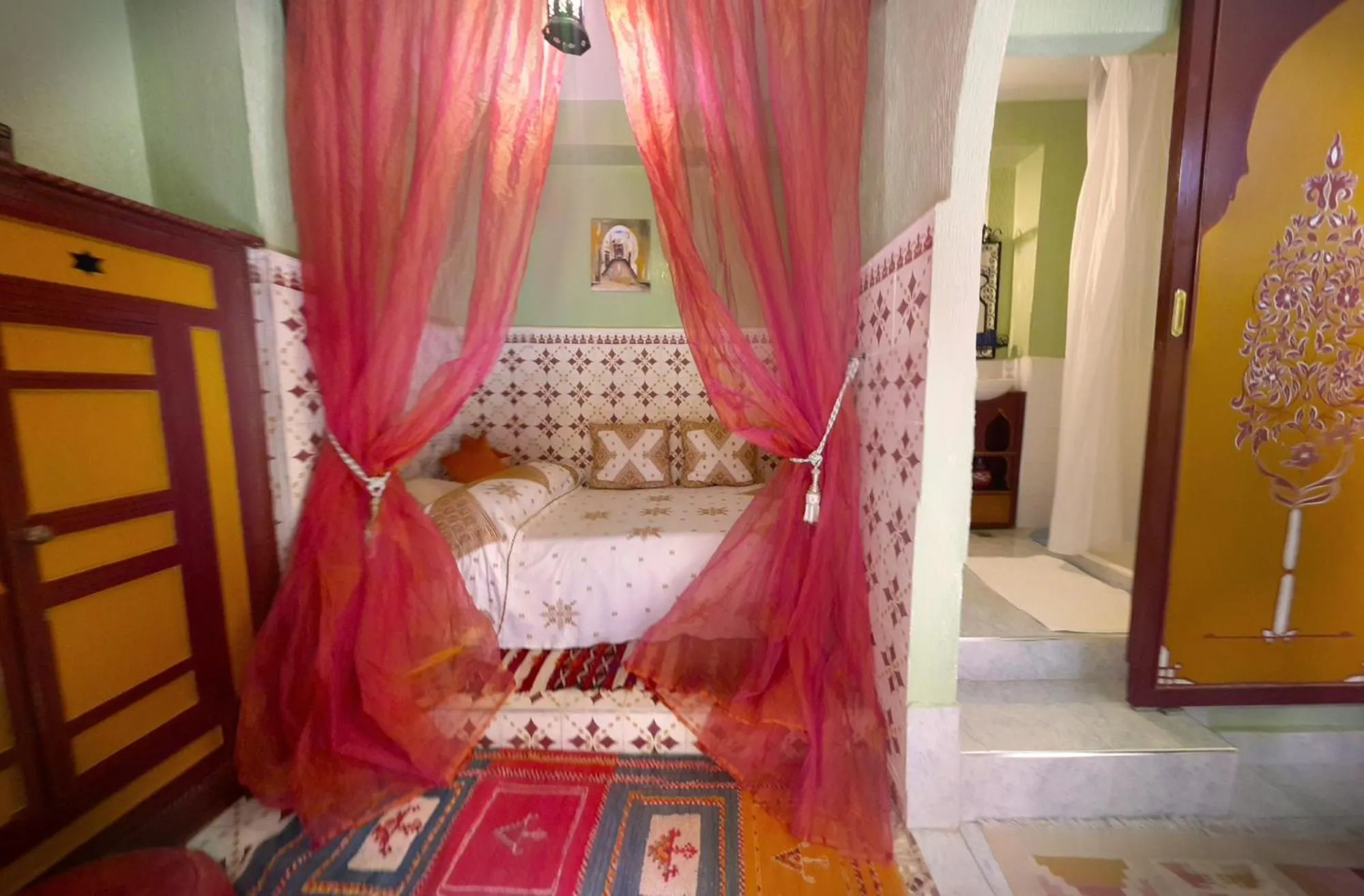 Bedroom, Bed in Riad Atika Mek