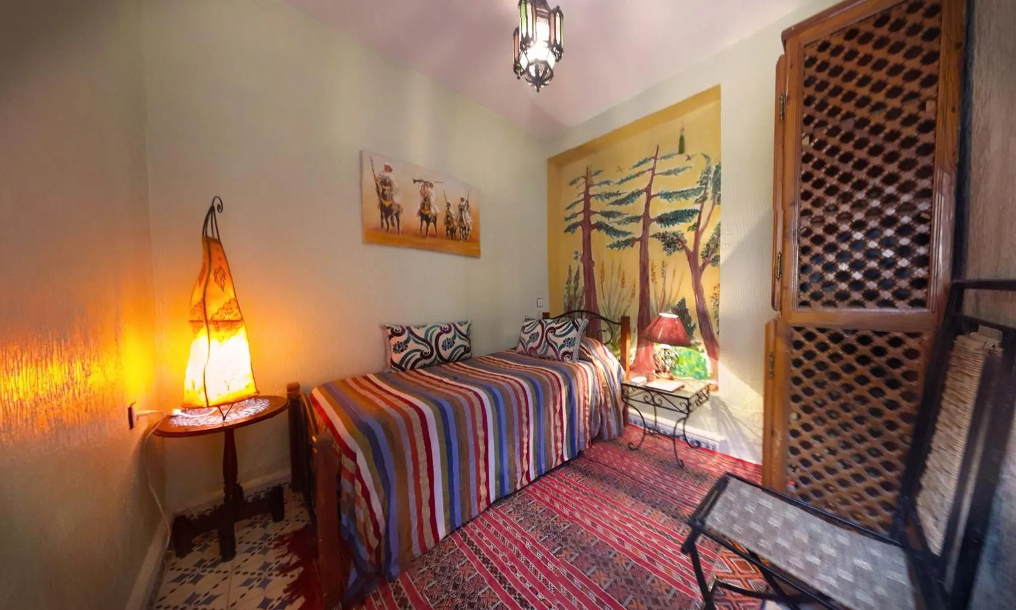 Bedroom, Bed in Riad Atika Mek