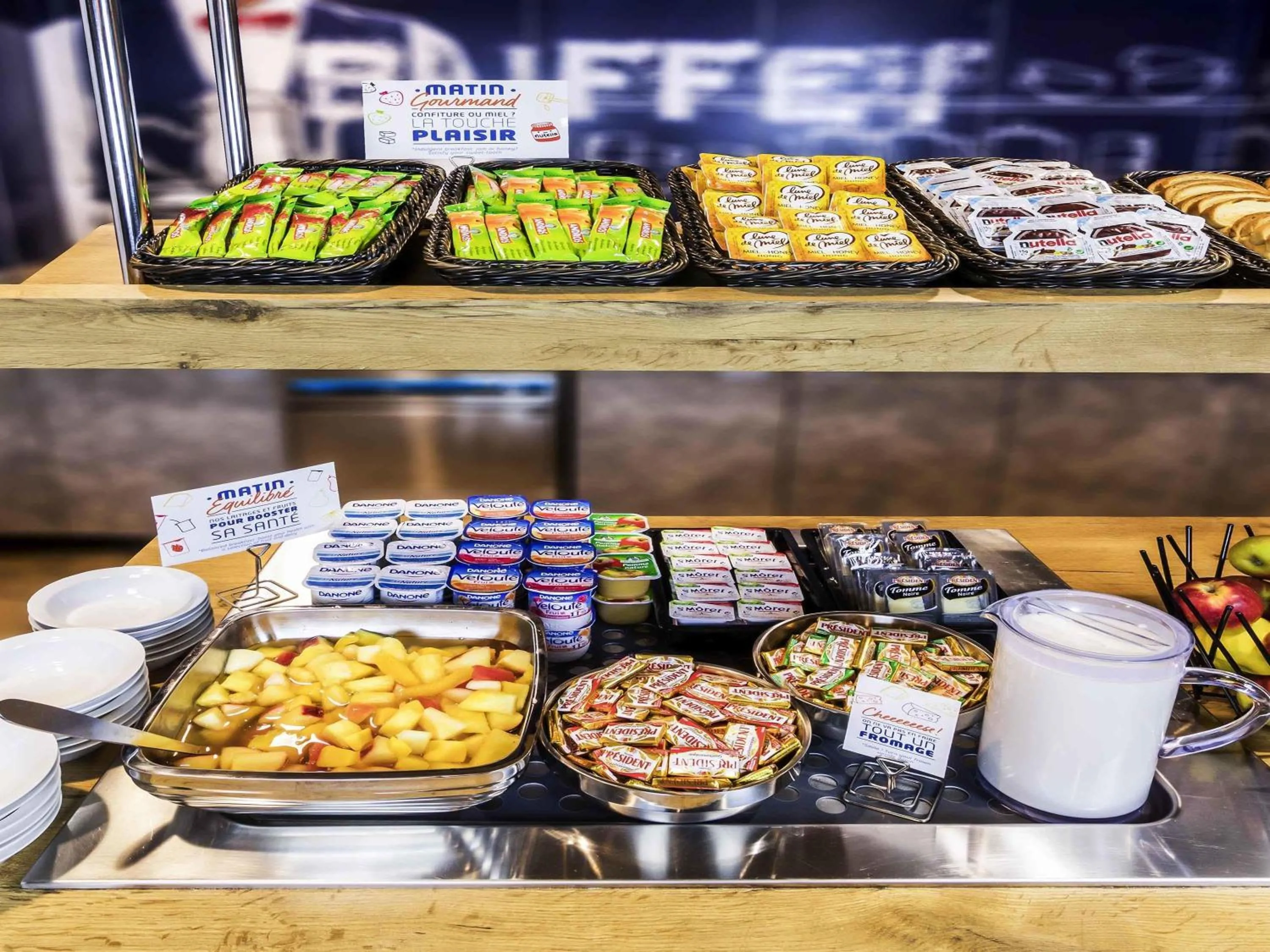 Breakfast in ibis Budget Luxembourg Aeroport