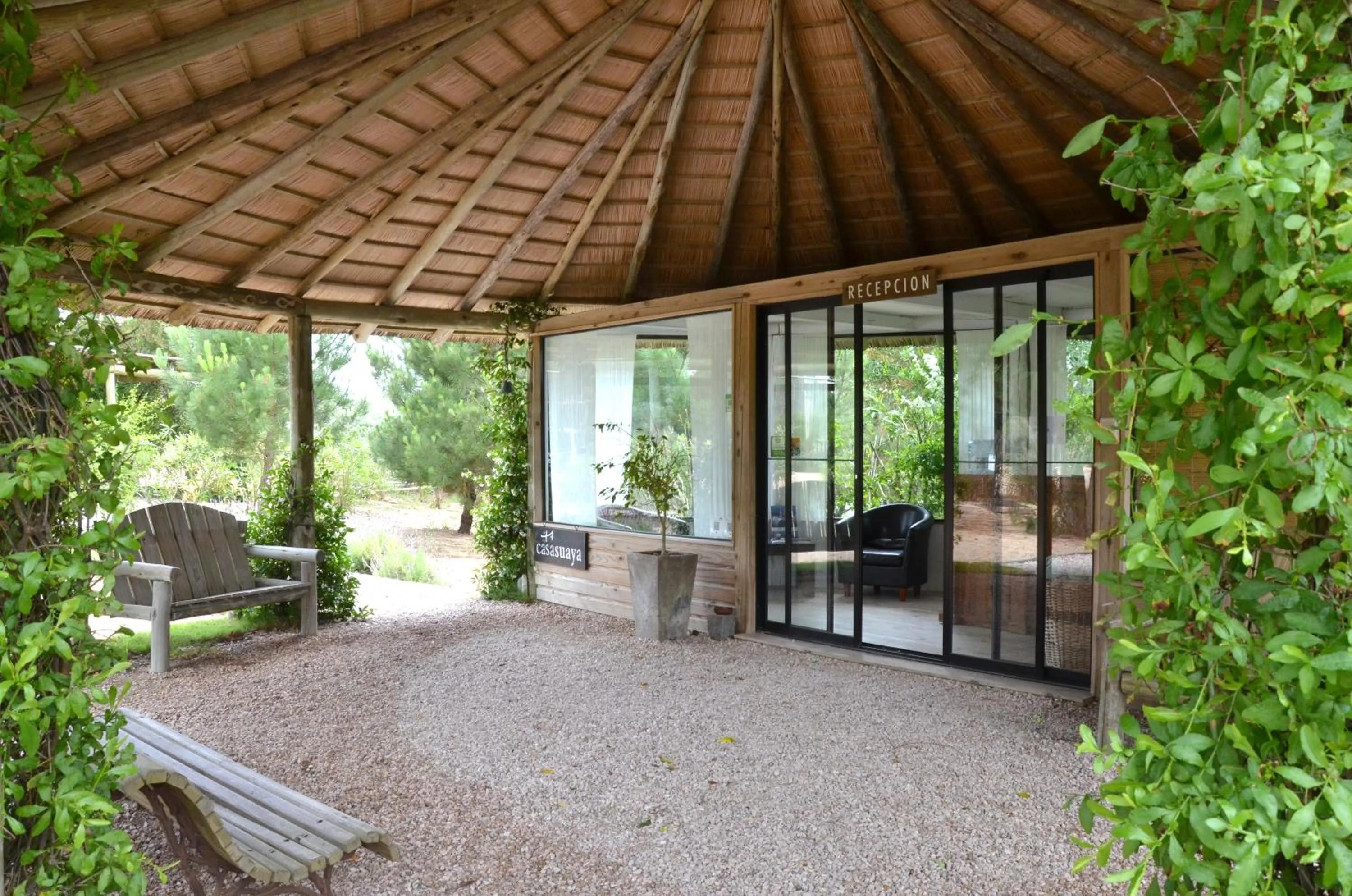 Facade/entrance in Casa Suaya