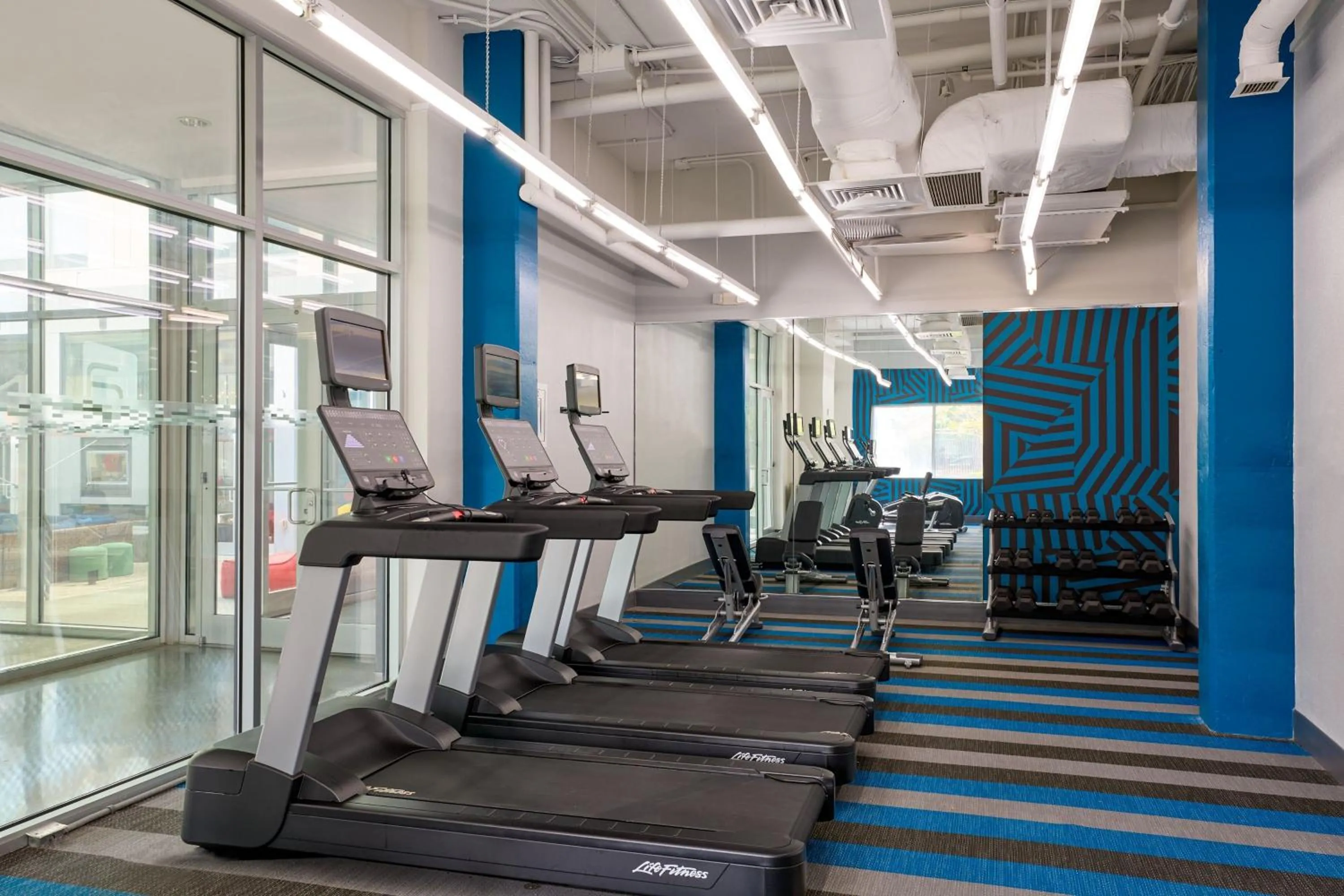 Fitness centre/facilities in Aloft Charleston Airport and Convention Center