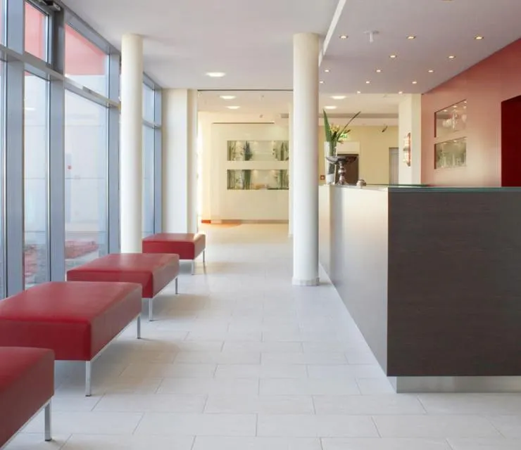 Lobby or reception in Qualitel Wilnsdorf