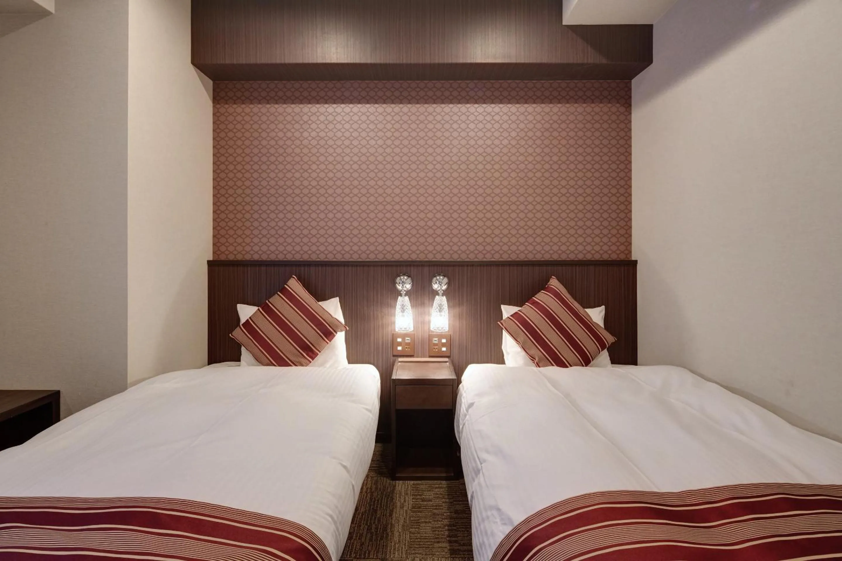 Bed in Hotel Amaterrace Yosuga