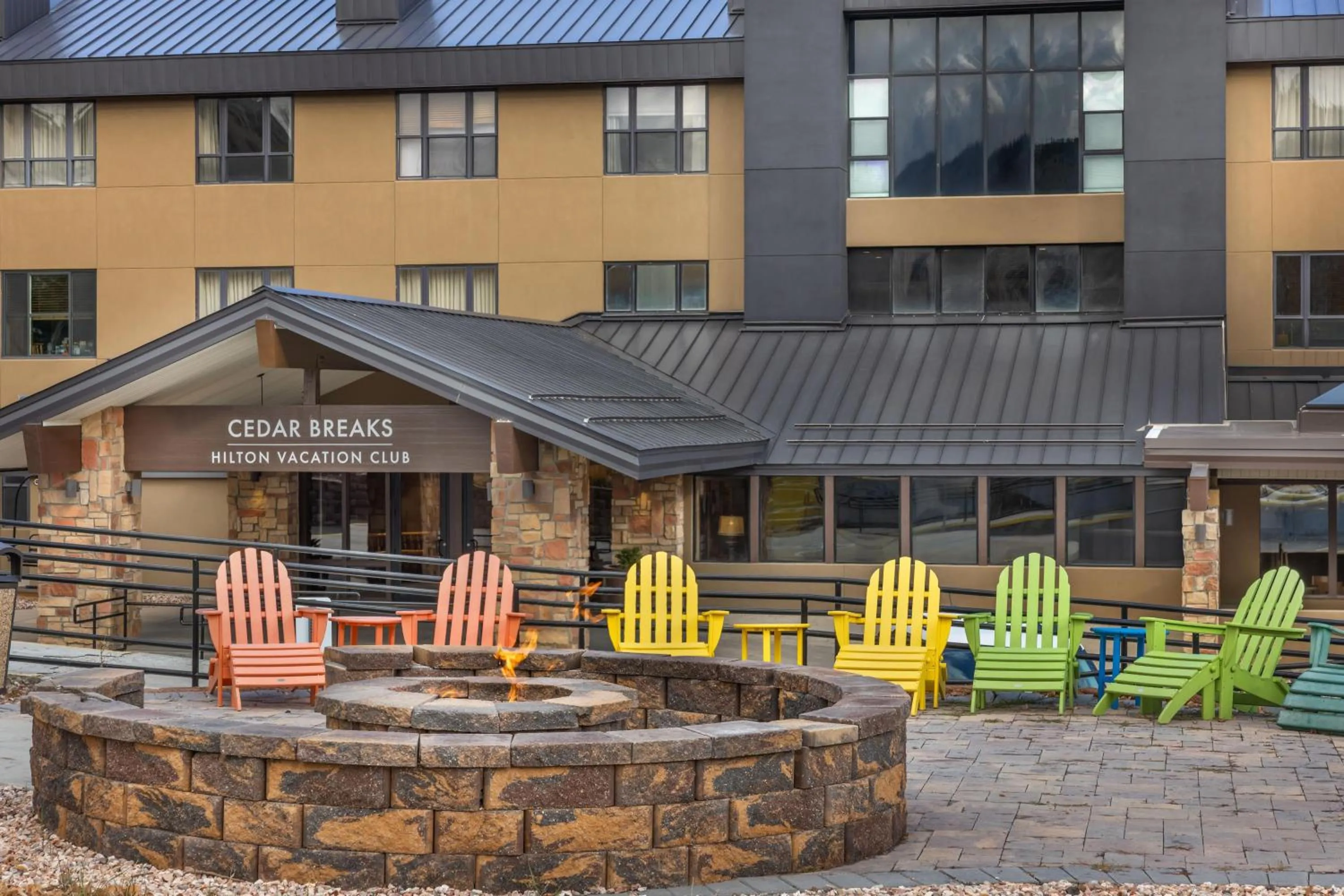 Patio in Hilton Vacation Club Cedar Breaks Brian Head