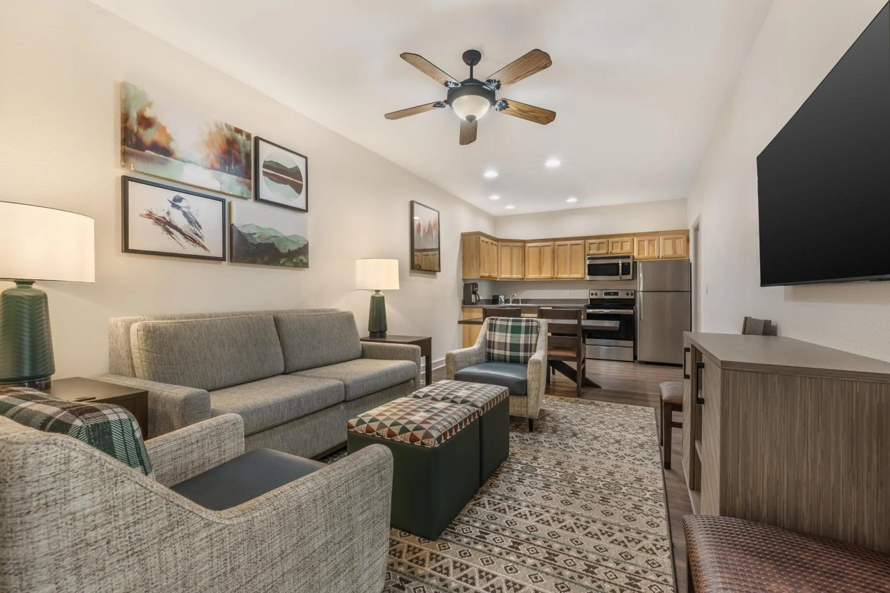 Living room in Hilton Vacation Club Cedar Breaks Brian Head