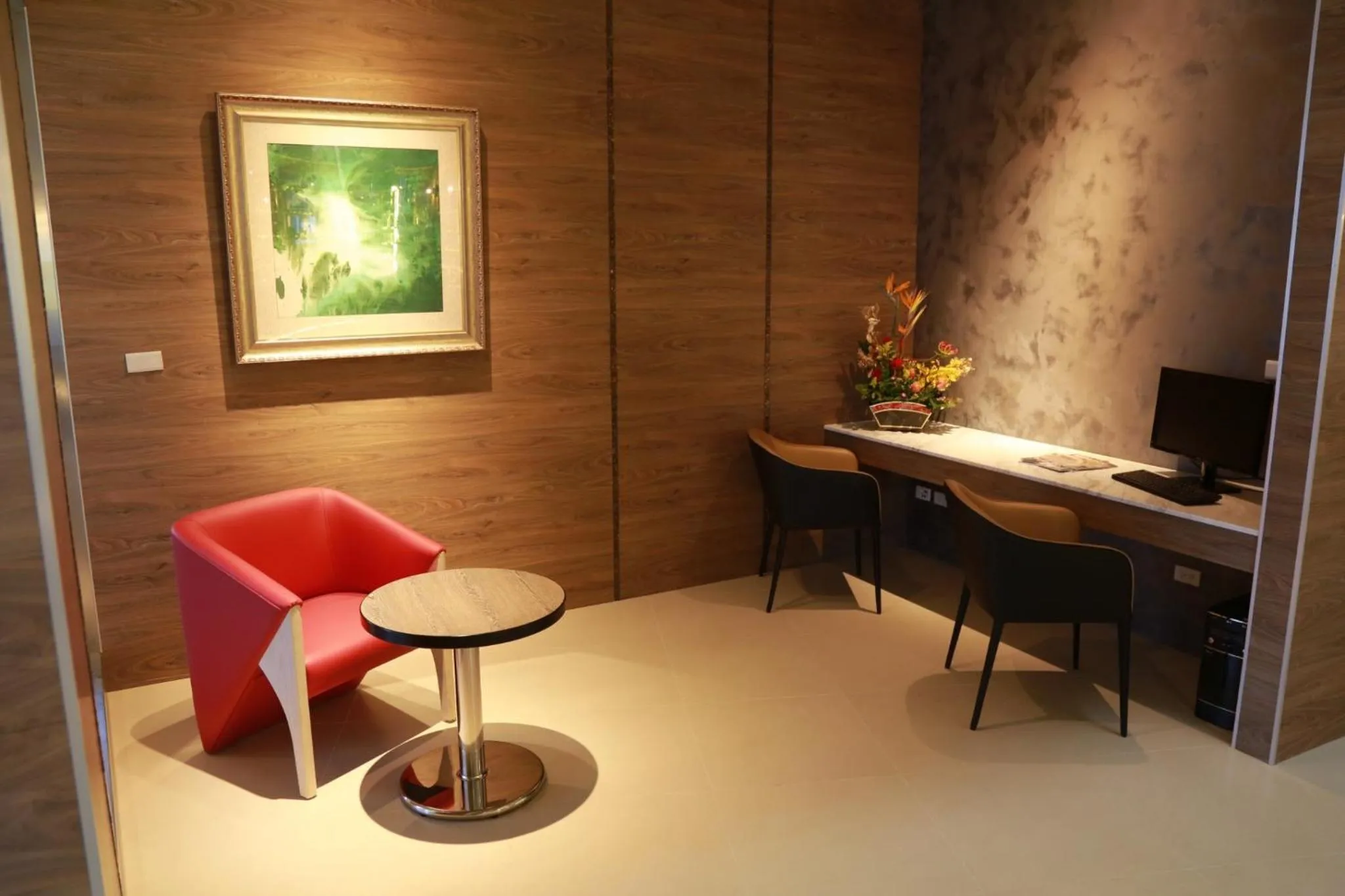 Area and facilities in AJ Hotel Hsinchu