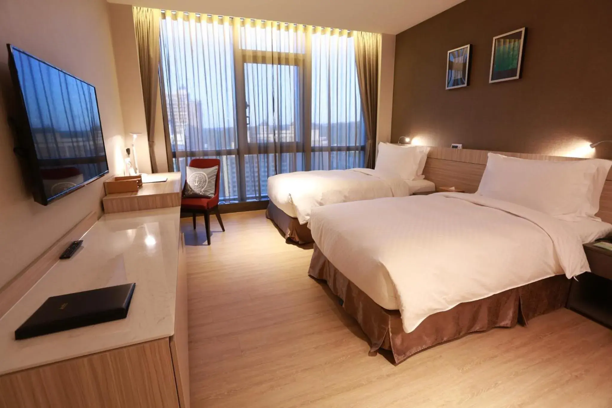Standard Twin Room in AJ Hotel Hsinchu Standard Twin Room in AJ Hotel Hsinchu