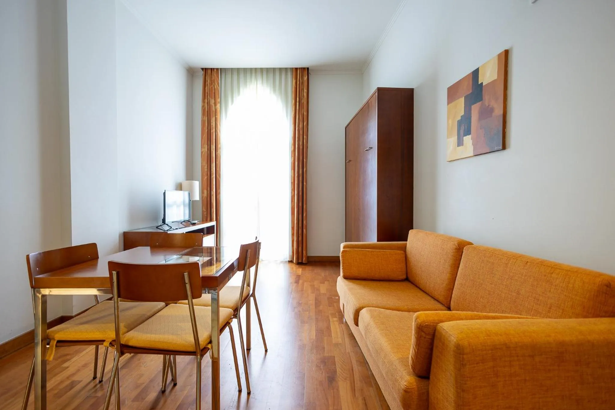 Bed in Hotel Apartamentos Geres Ribeiro