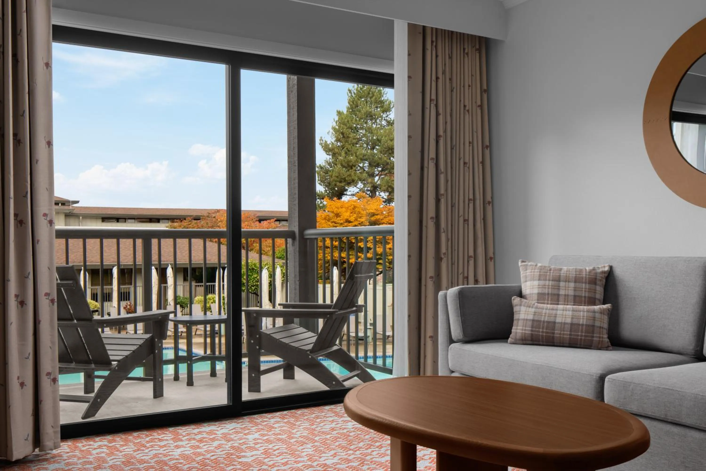 Pool view in Valley River Inn