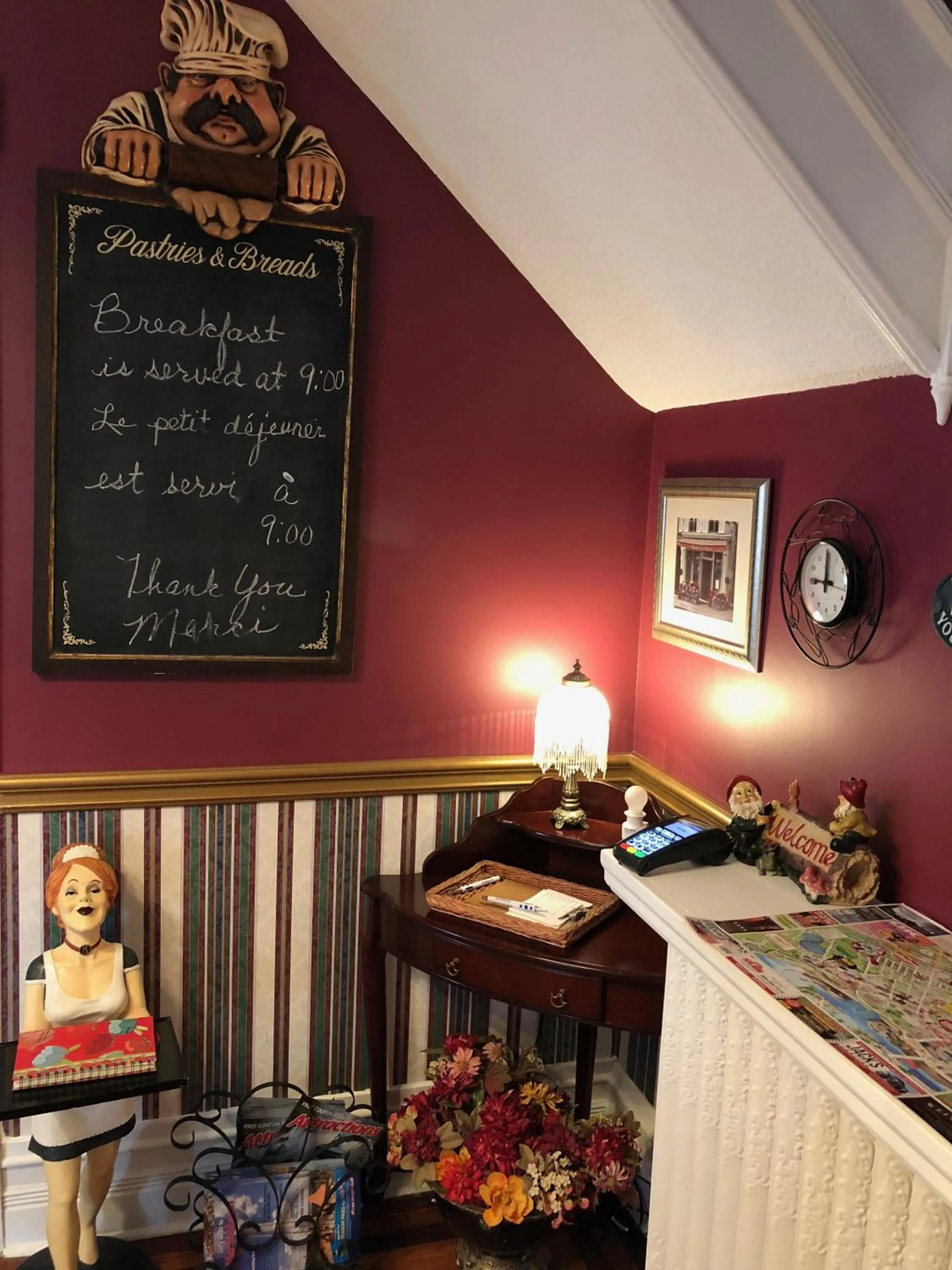 Lobby or reception in Blue Gables Bed and Breakfast