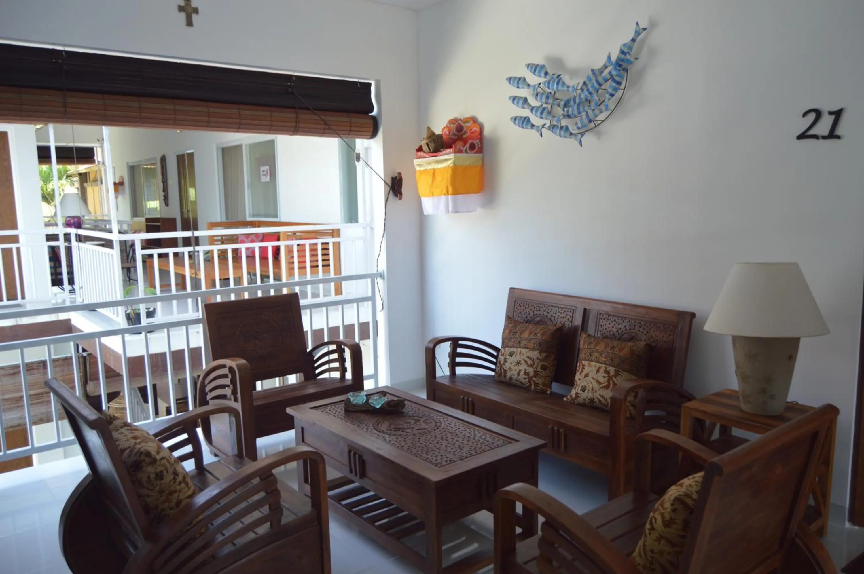 Seating area in Askara Guest House & Hostel