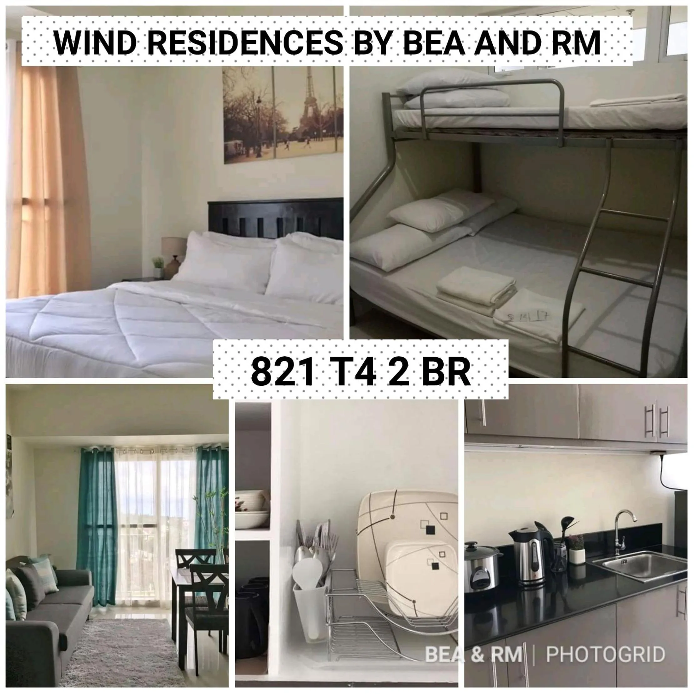 Bed in Wind Residences by Bea and RM