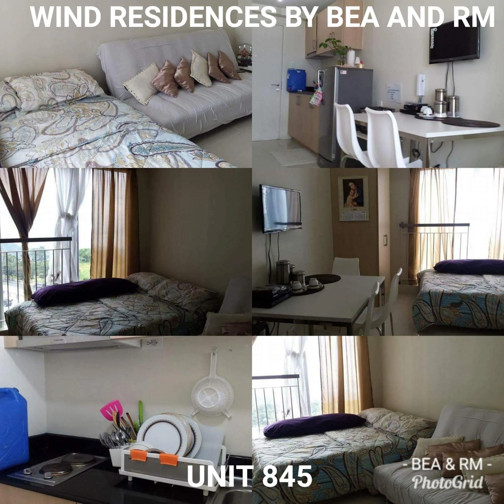 Bed in Wind Residences by Bea and RM