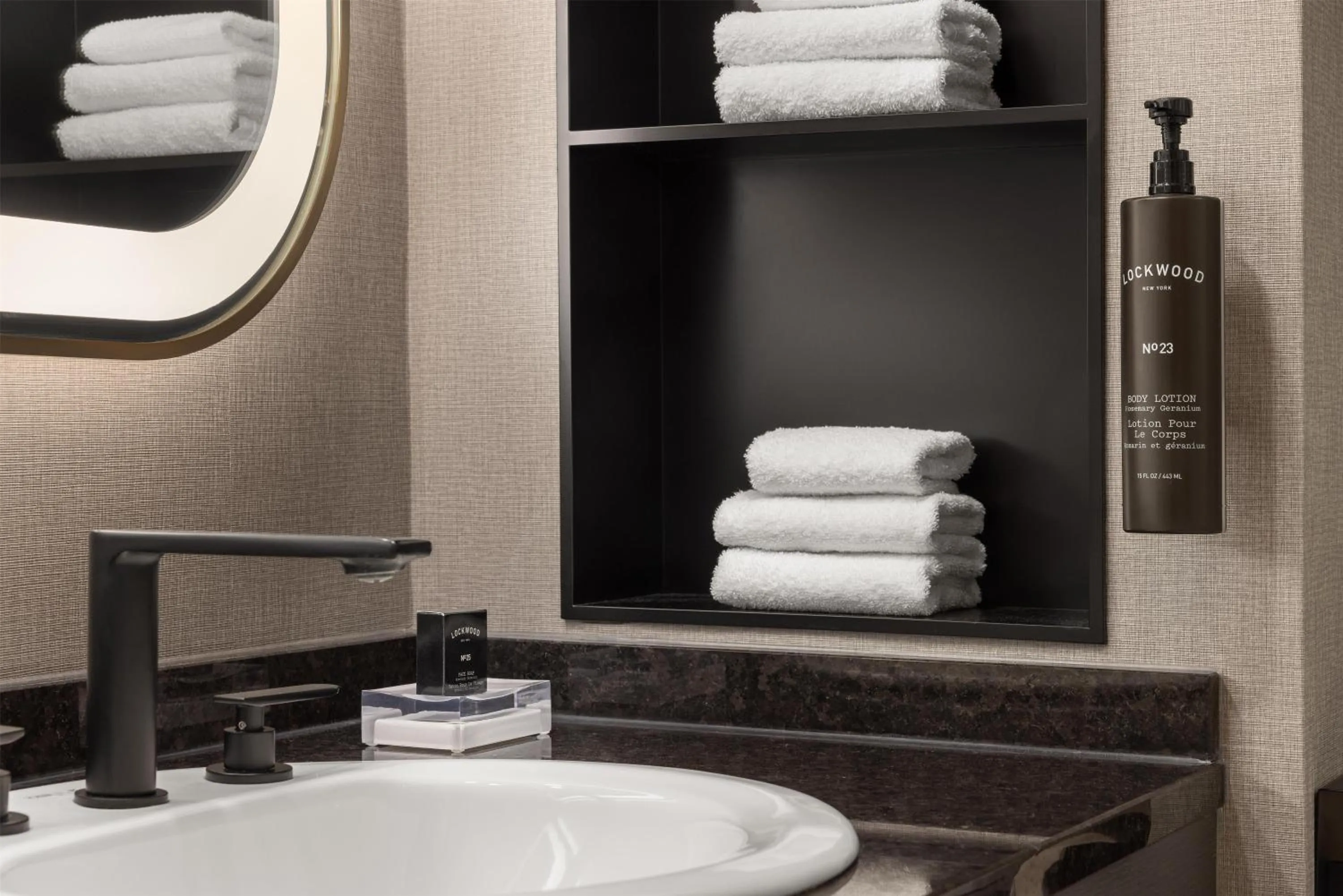 Bathroom in Hotel Vallea Bromont, Tapestry Collection by Hilton