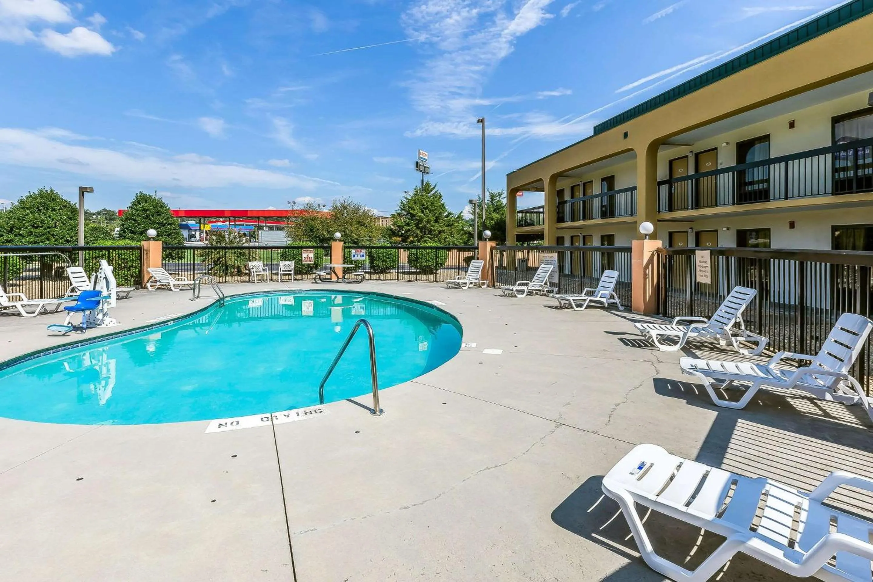 On site in Rodeway Inn Knoxville East