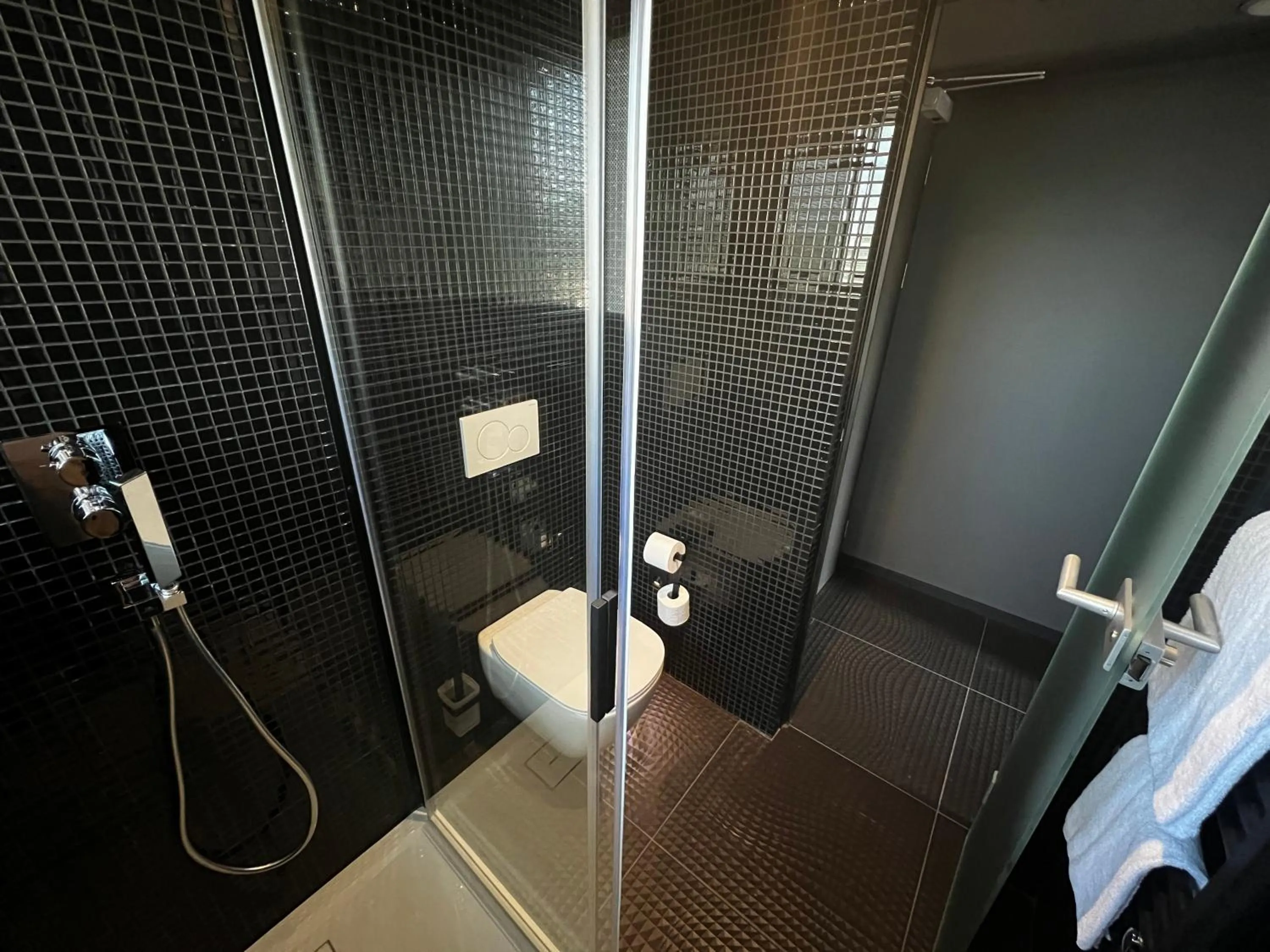 Shower in Hotel Praha Liberec