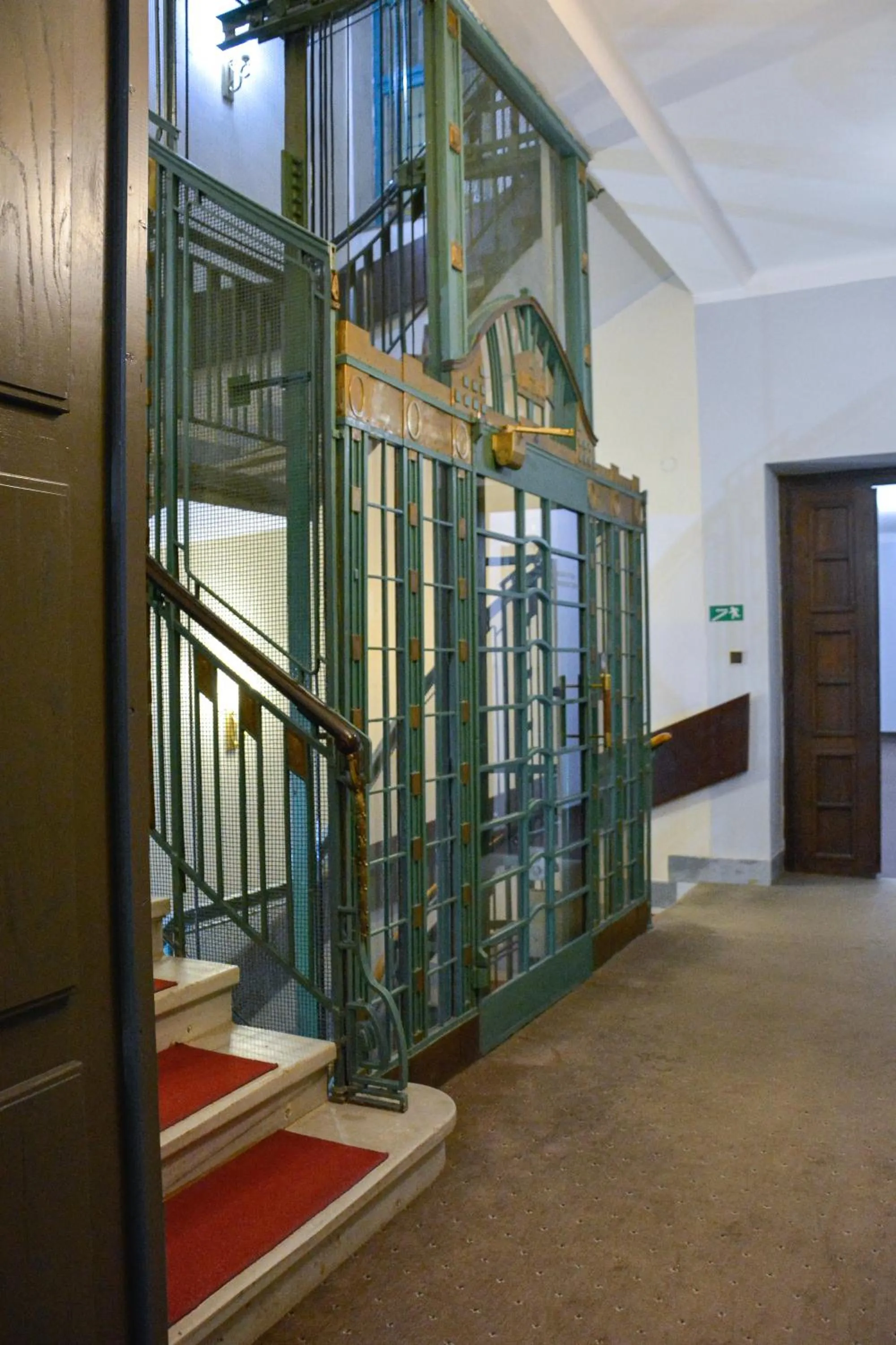 elevator in Hotel Praha Liberec