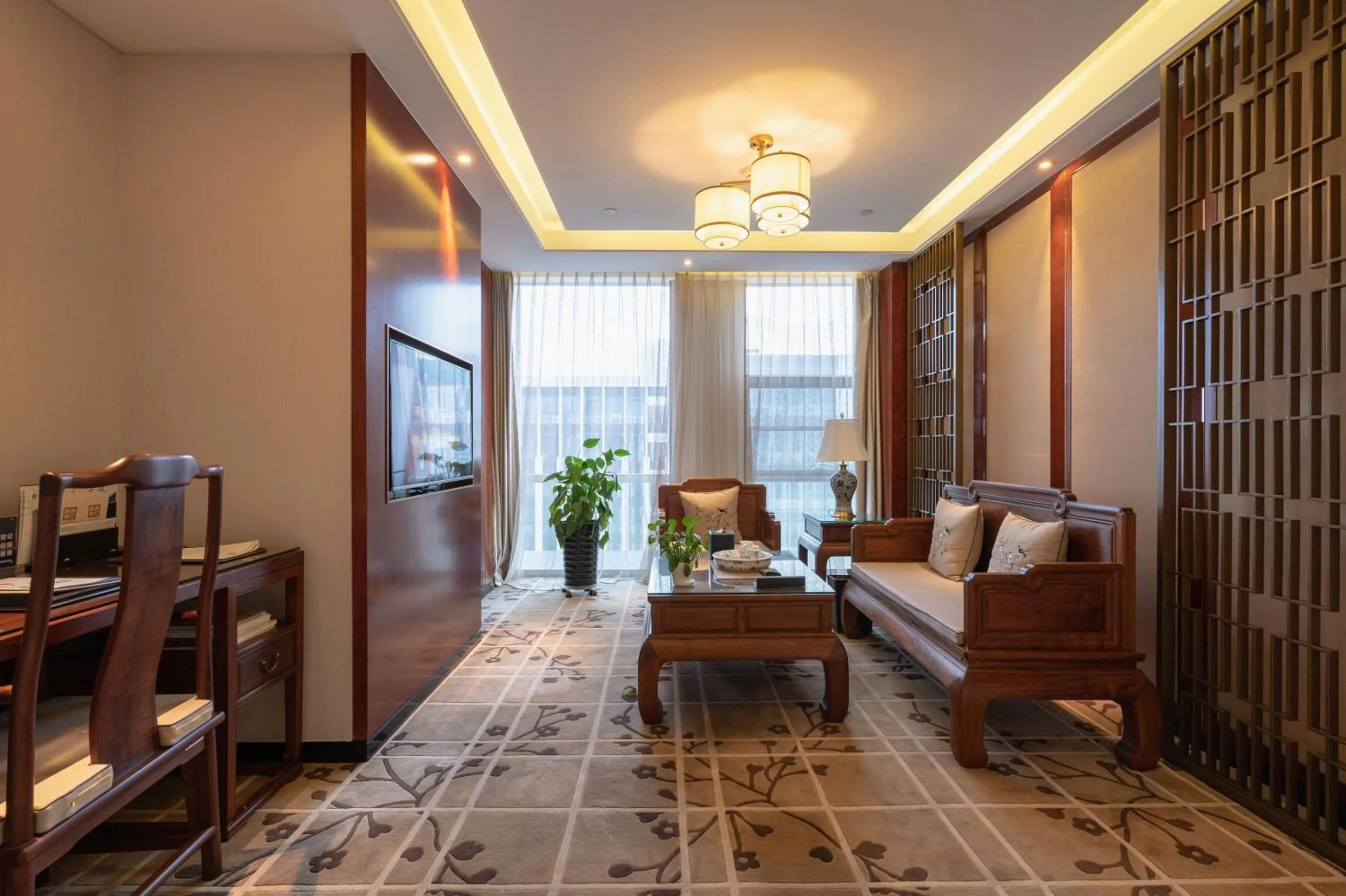 Living room in Ordos Yonggui Hotel