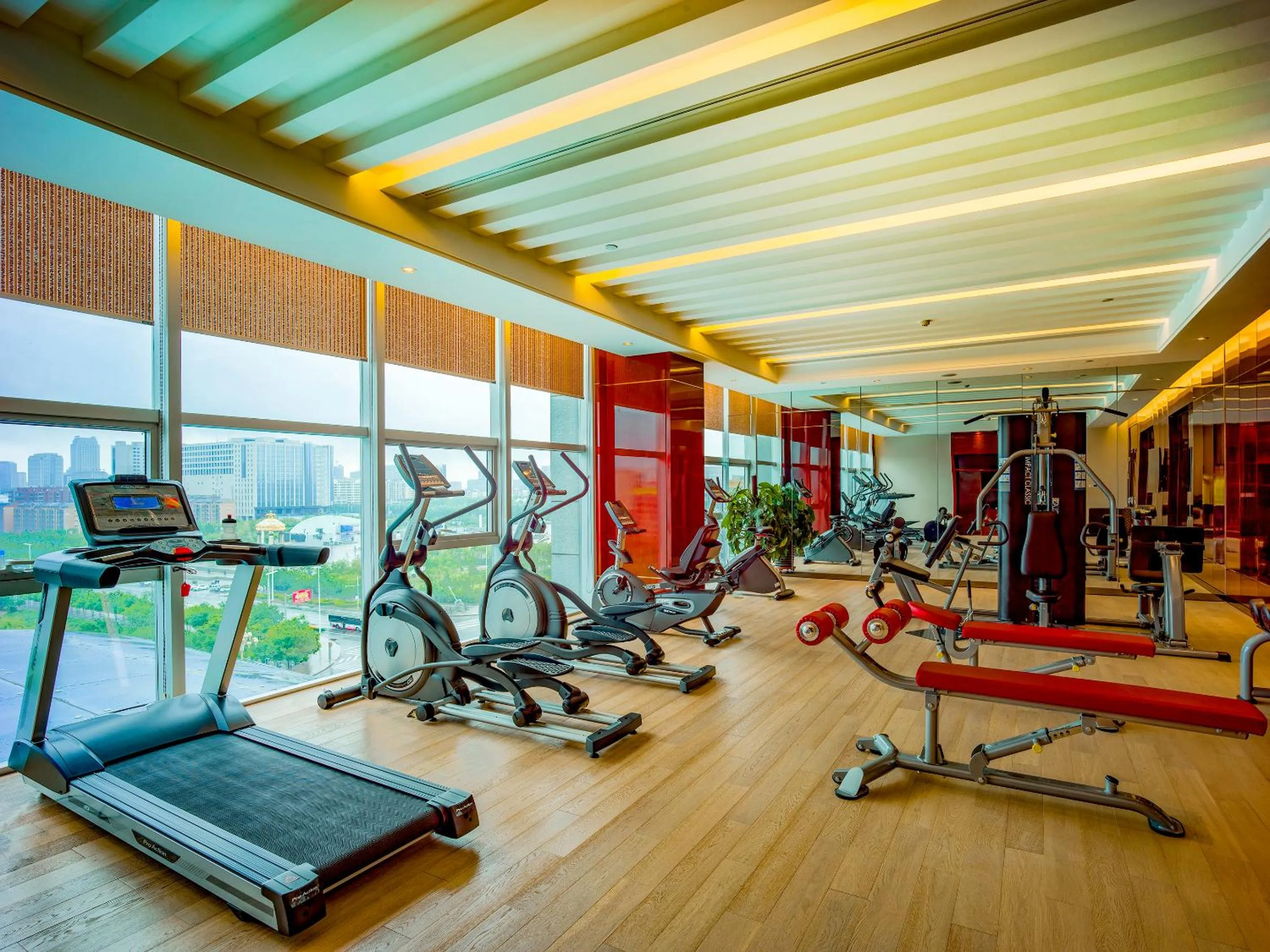 Fitness centre/facilities in Ordos Yonggui Hotel