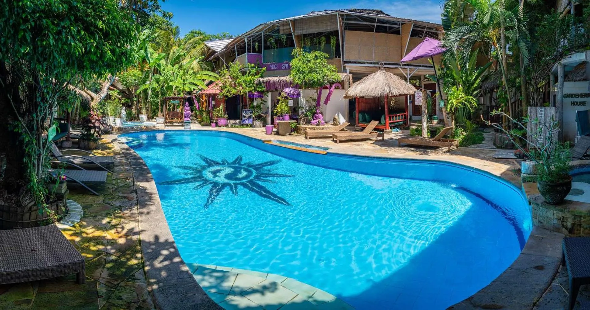 Swimming pool in Serenity Eco Guesthouse - CHSE certified