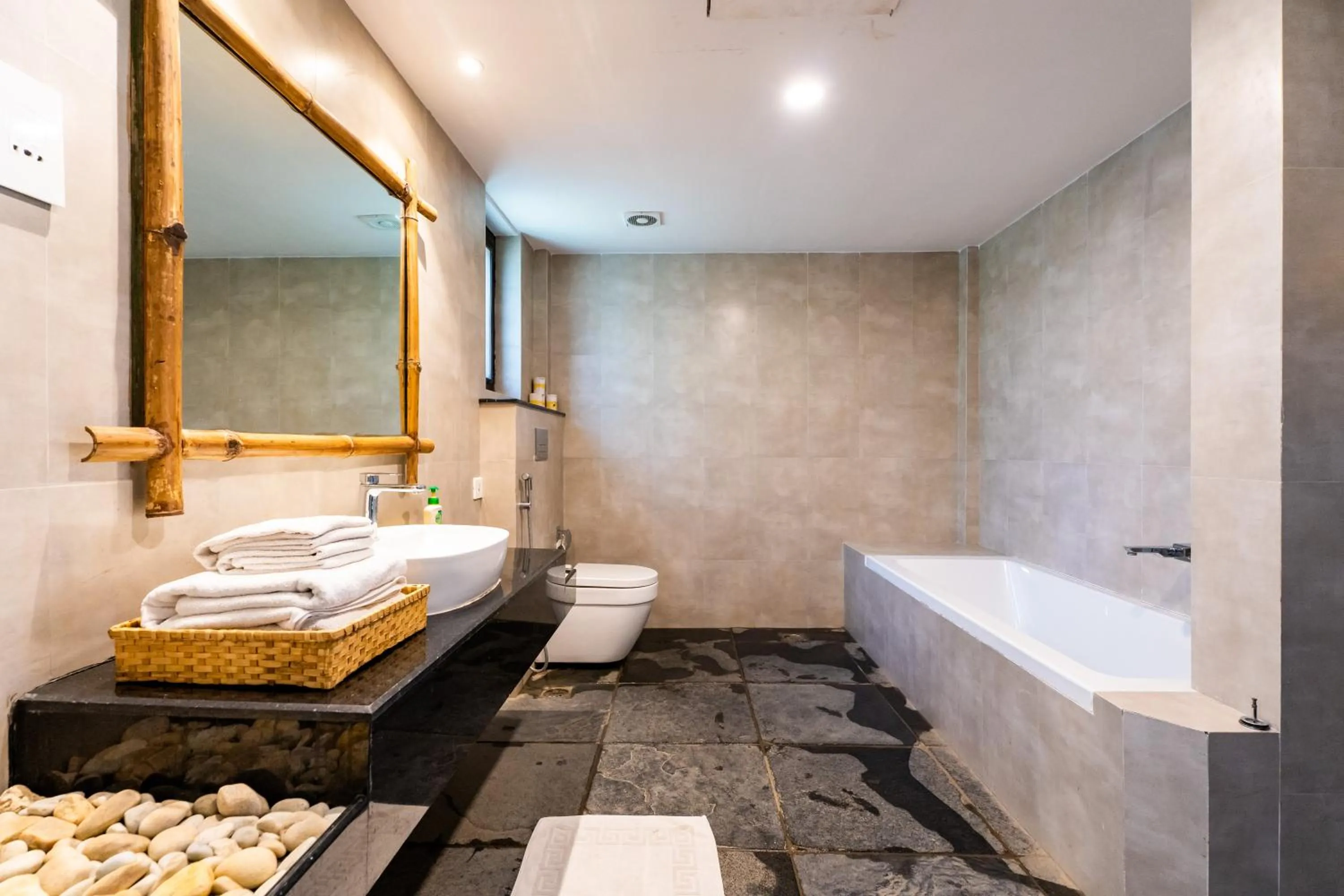 Bathroom in Jungle Villa Resort - Near Chitwan National Park