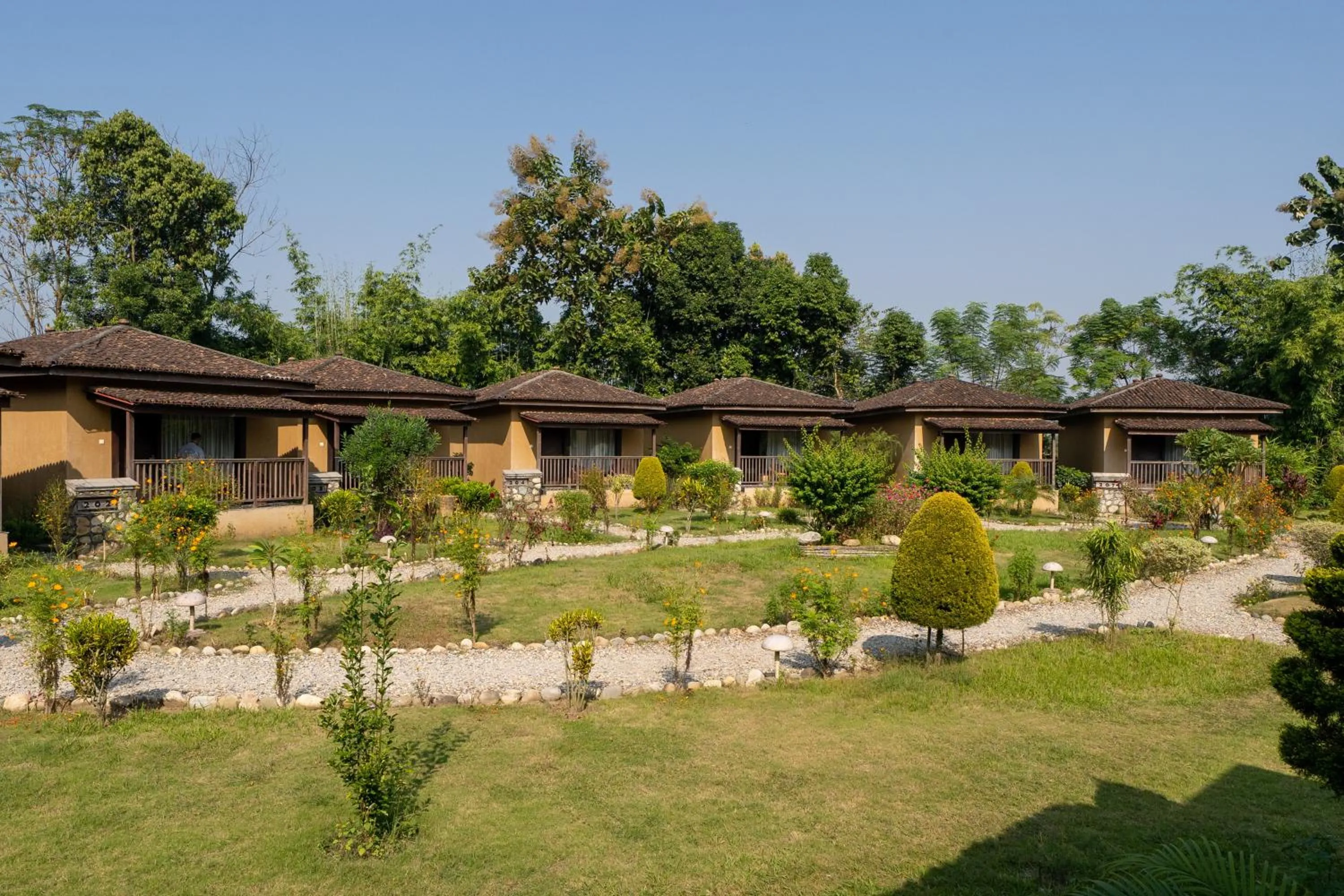 Property building in Jungle Villa Resort - Near Chitwan National Park