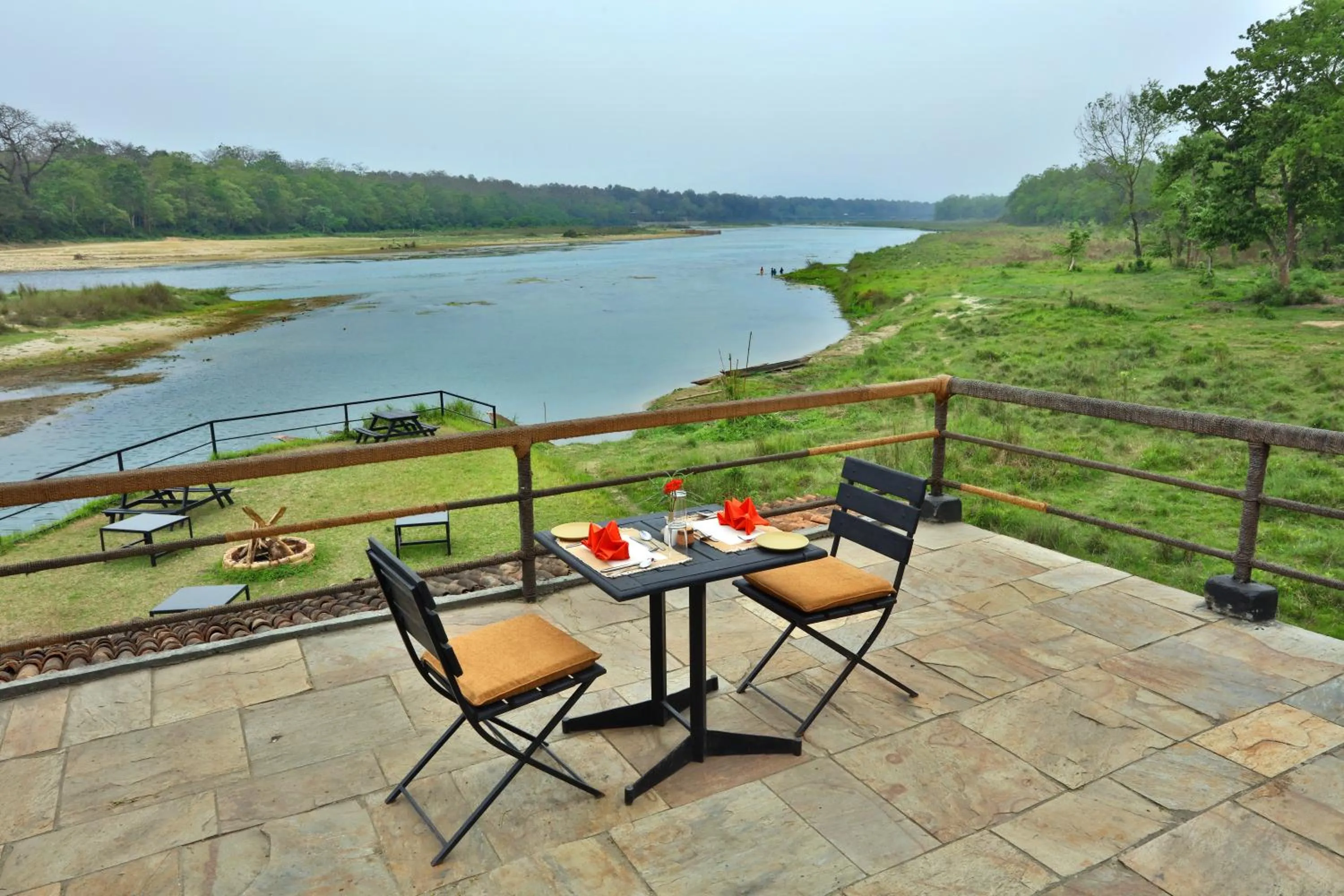 View (from property/room) in Jungle Villa Resort - Near Chitwan National Park