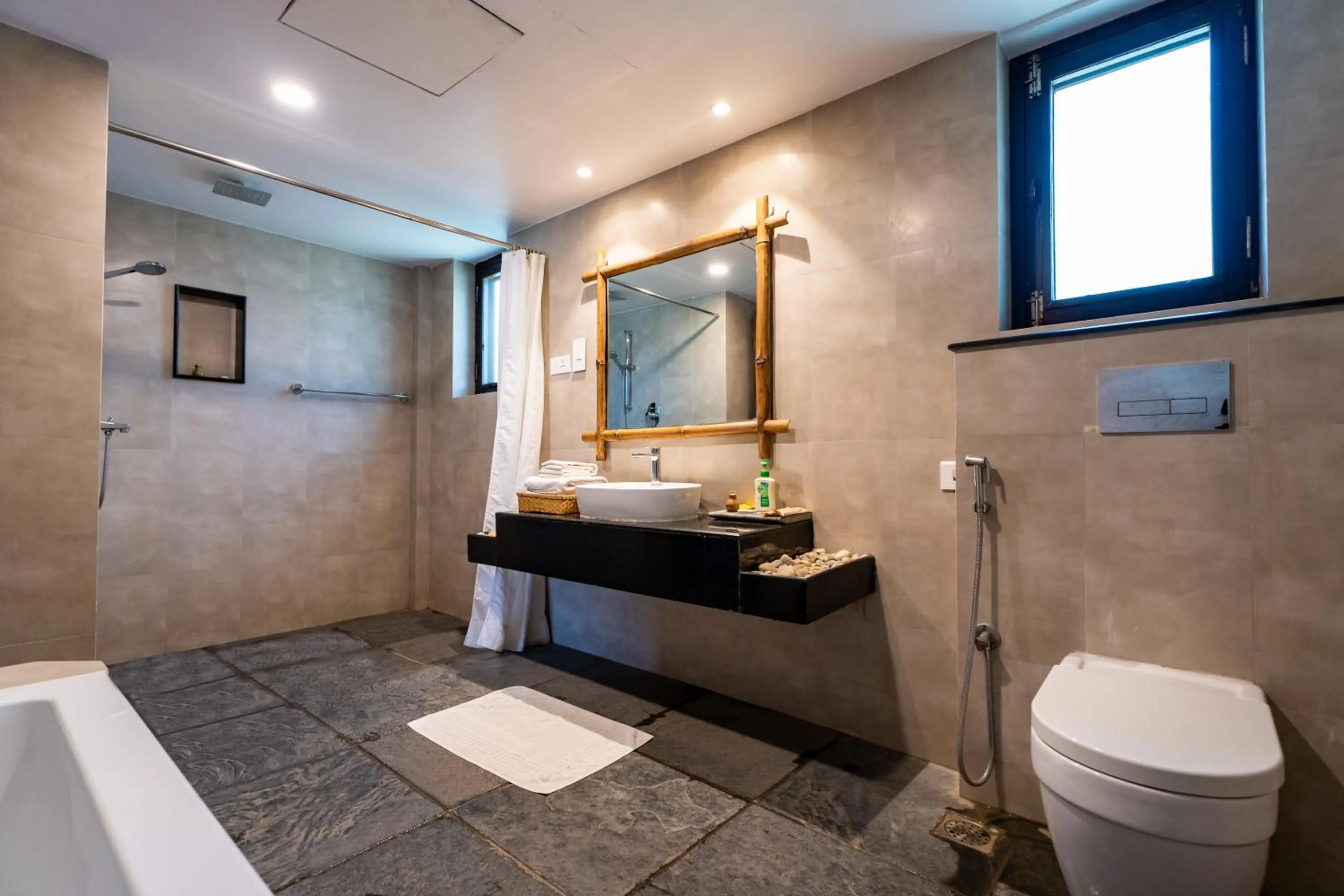 Bathroom in Jungle Villa Resort - Near Chitwan National Park